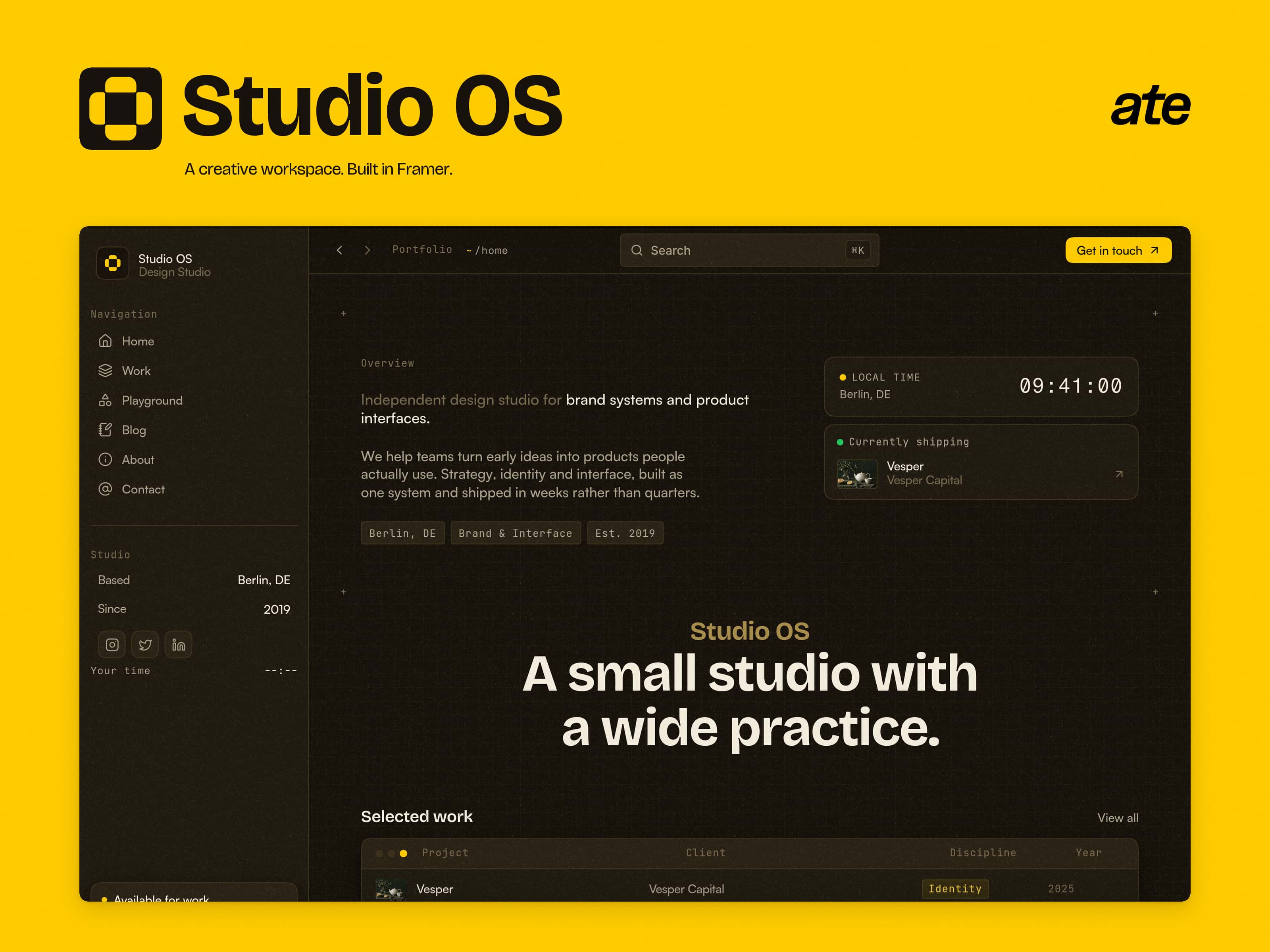 Studio OS