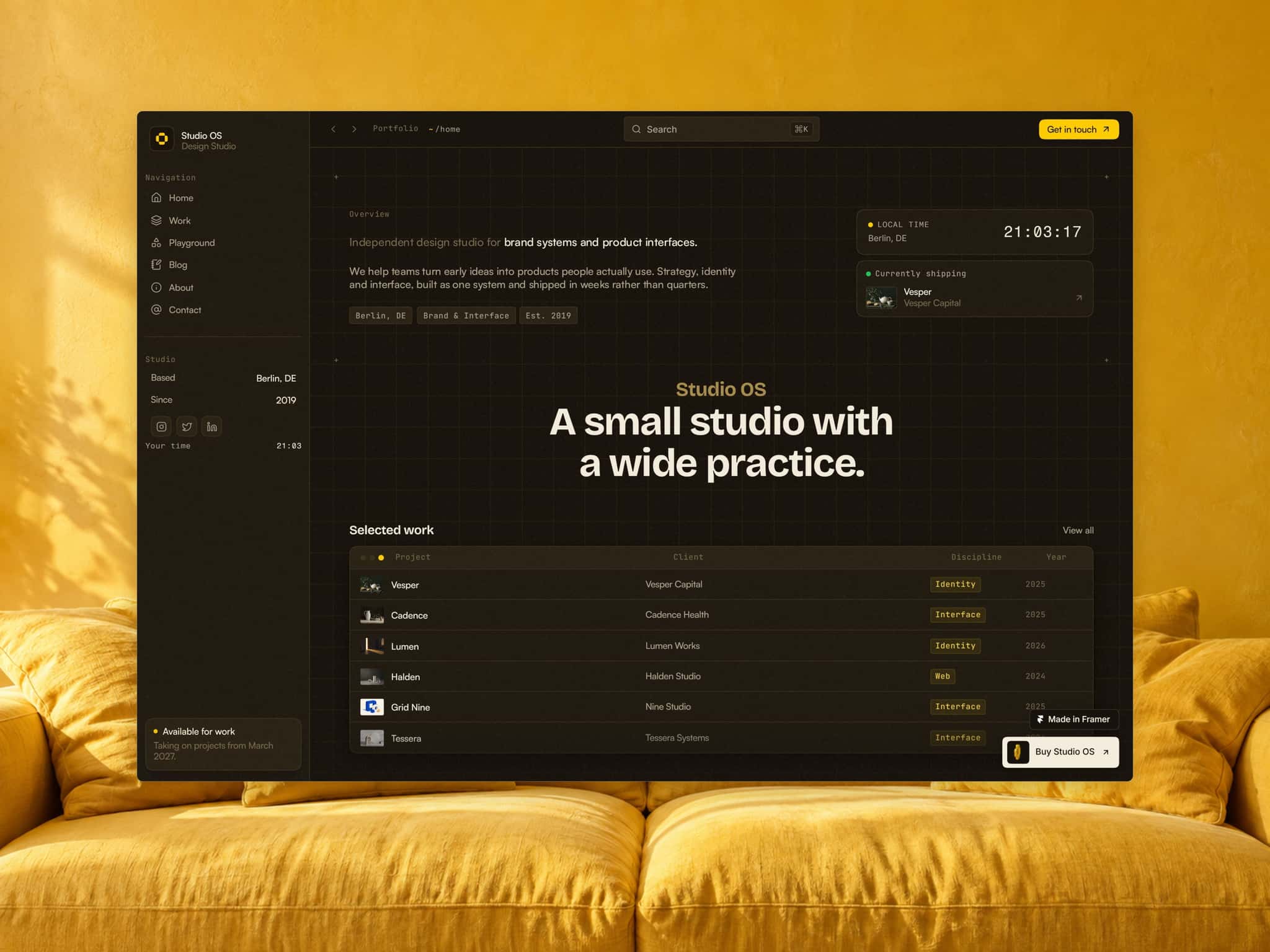 Studio OS
