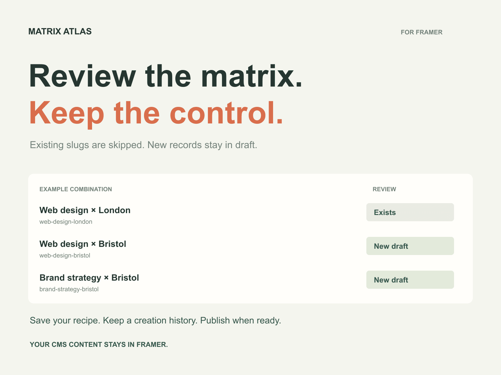 Matrix Atlas