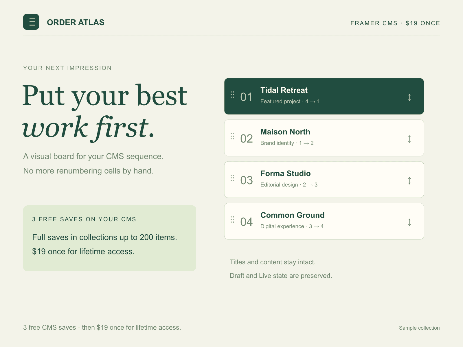 Order Atlas