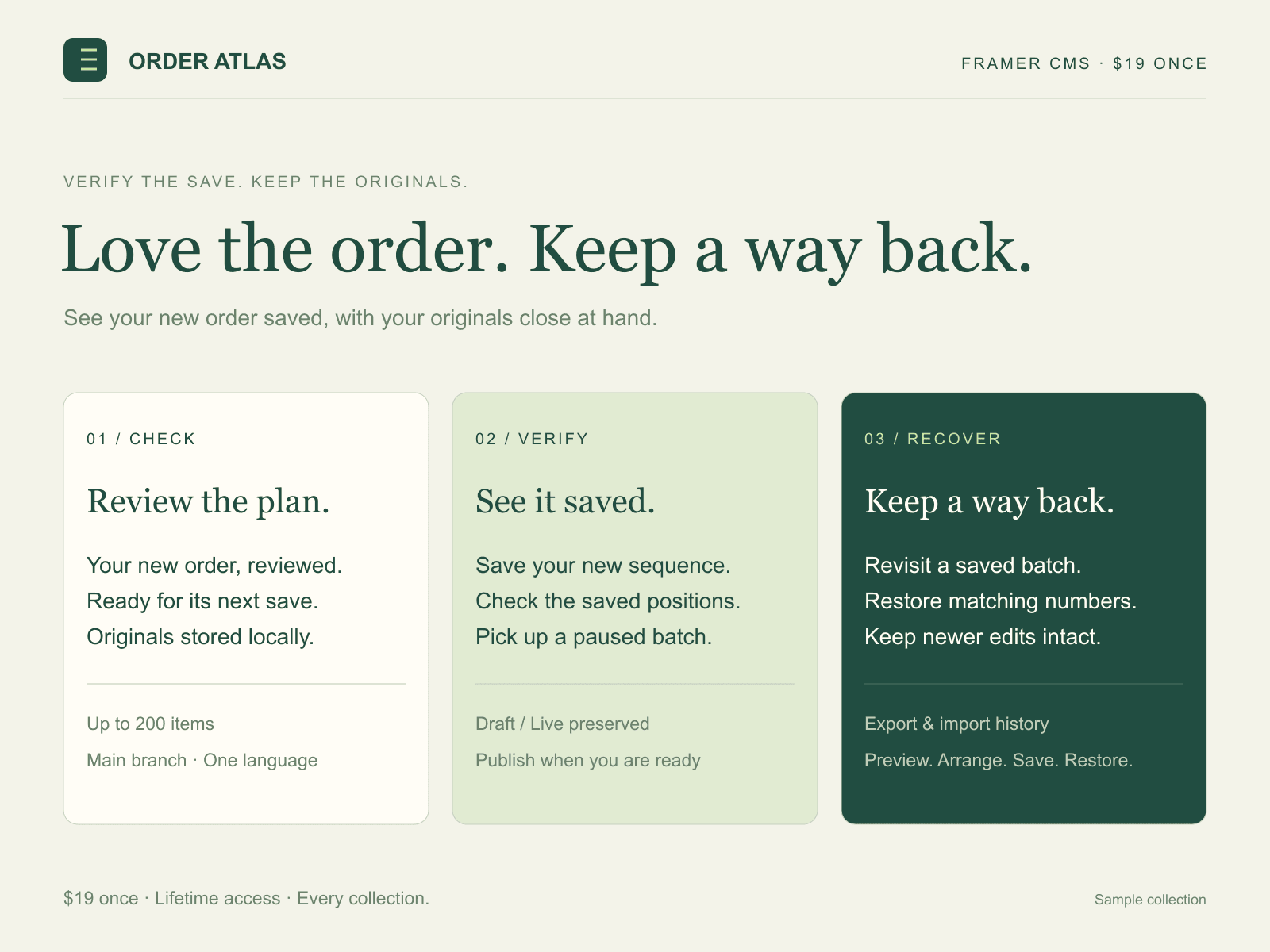 Order Atlas