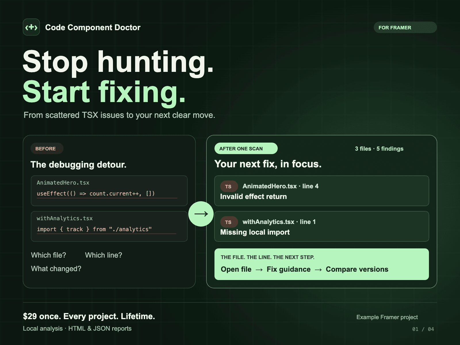 Code Component Doctor
