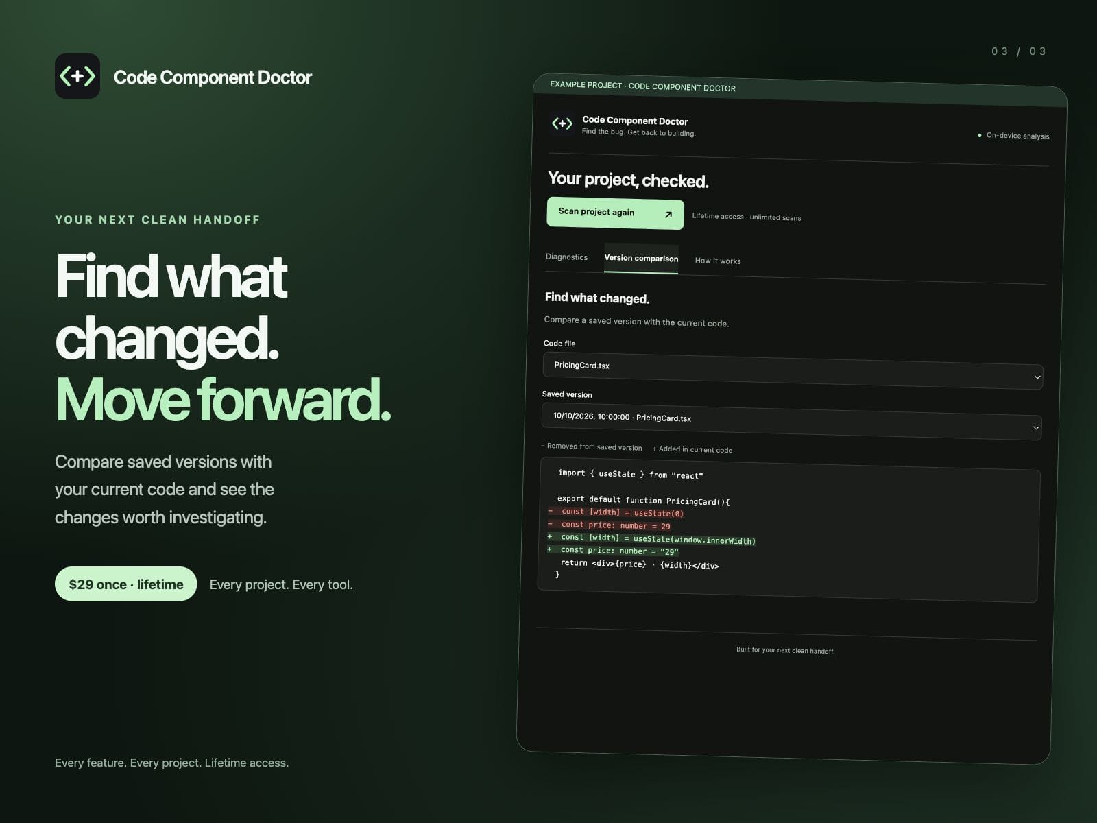 Code Component Doctor