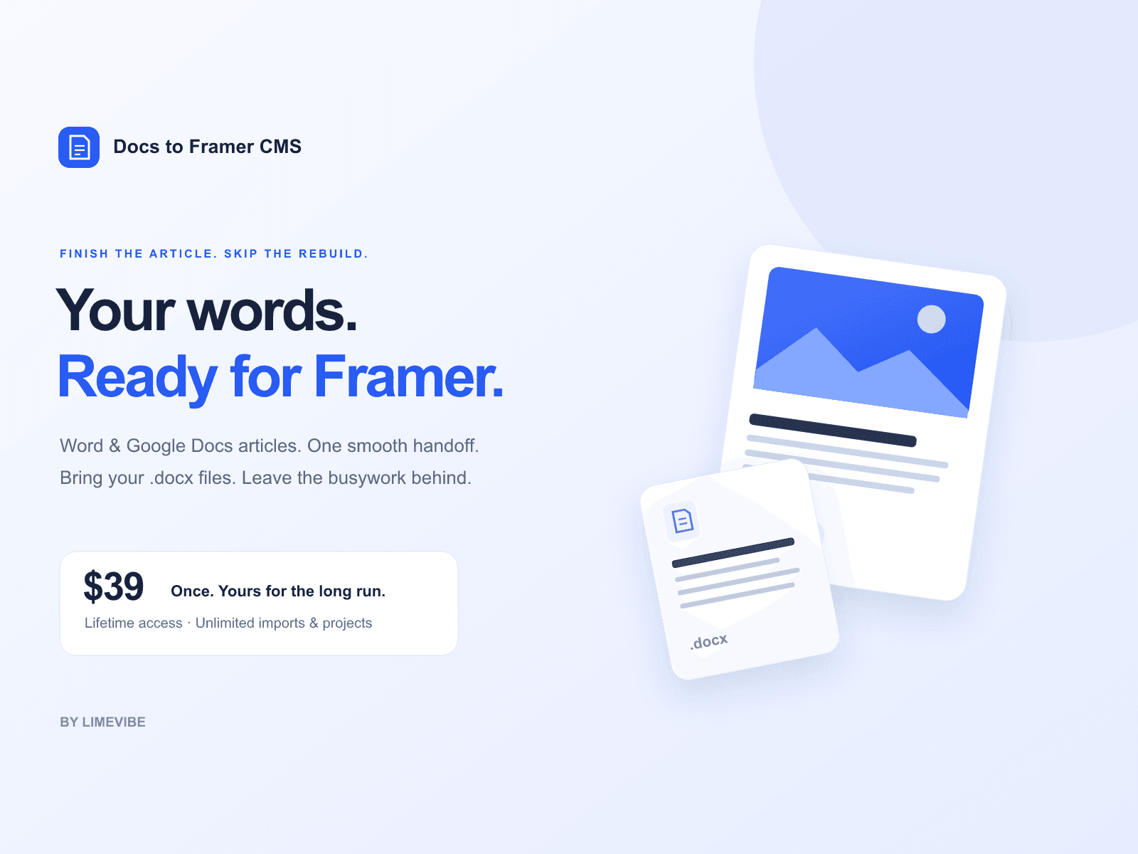 Docs to Framer CMS