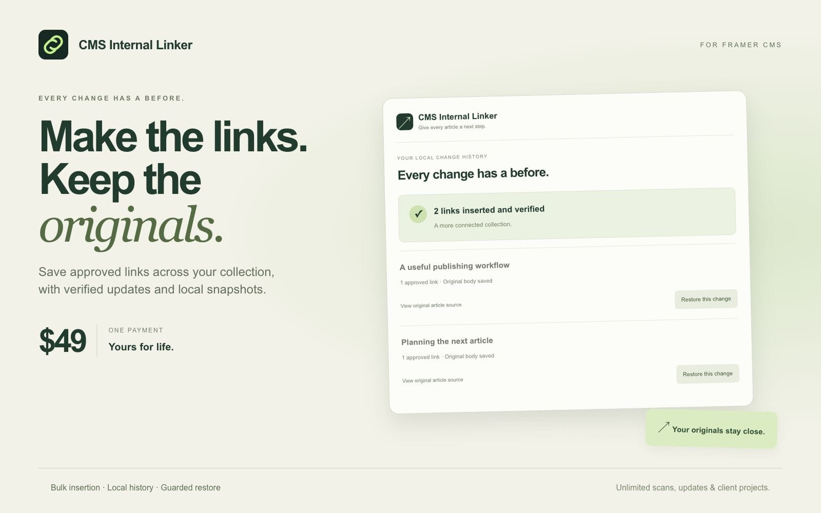 CMS Internal Linker