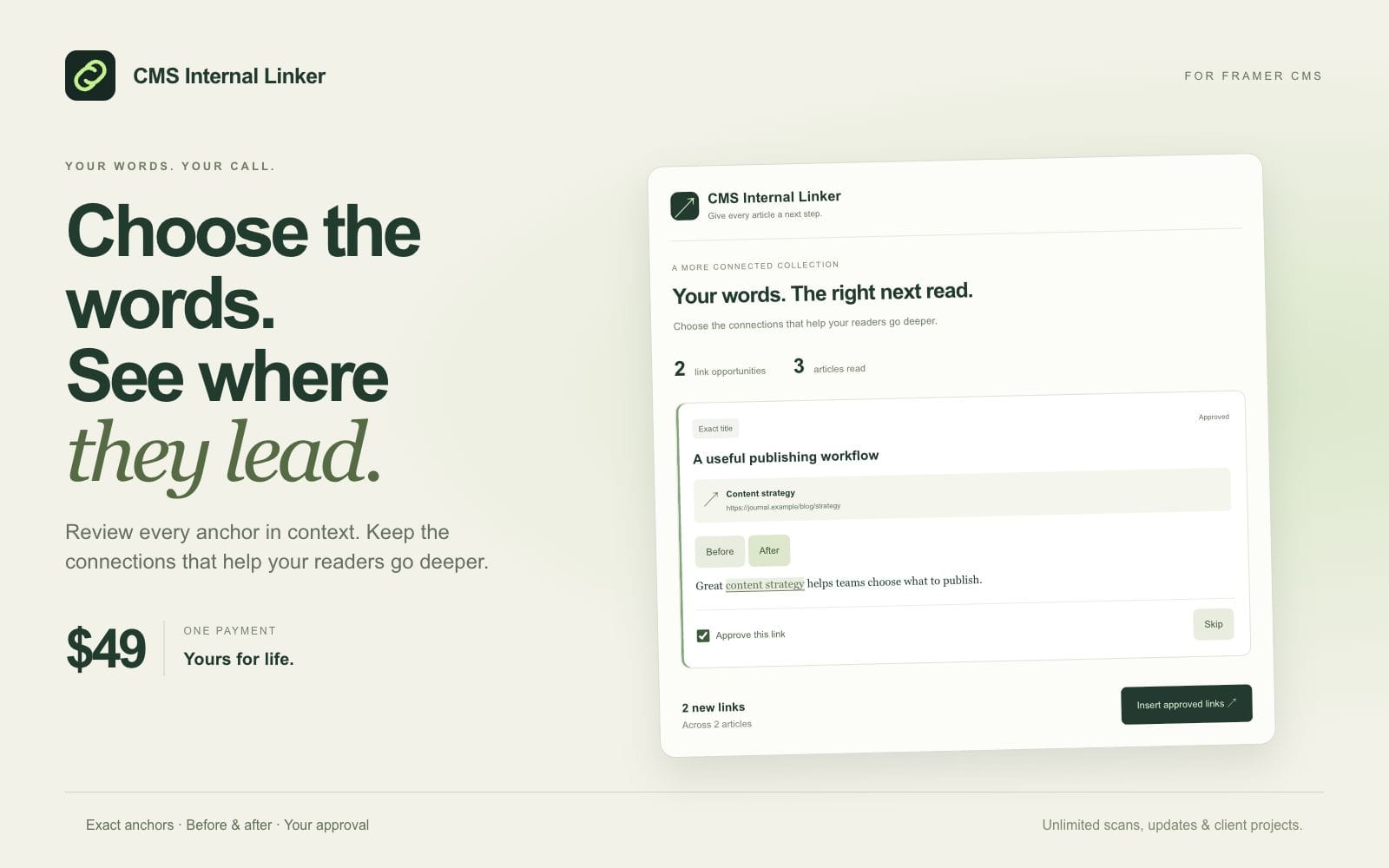 CMS Internal Linker