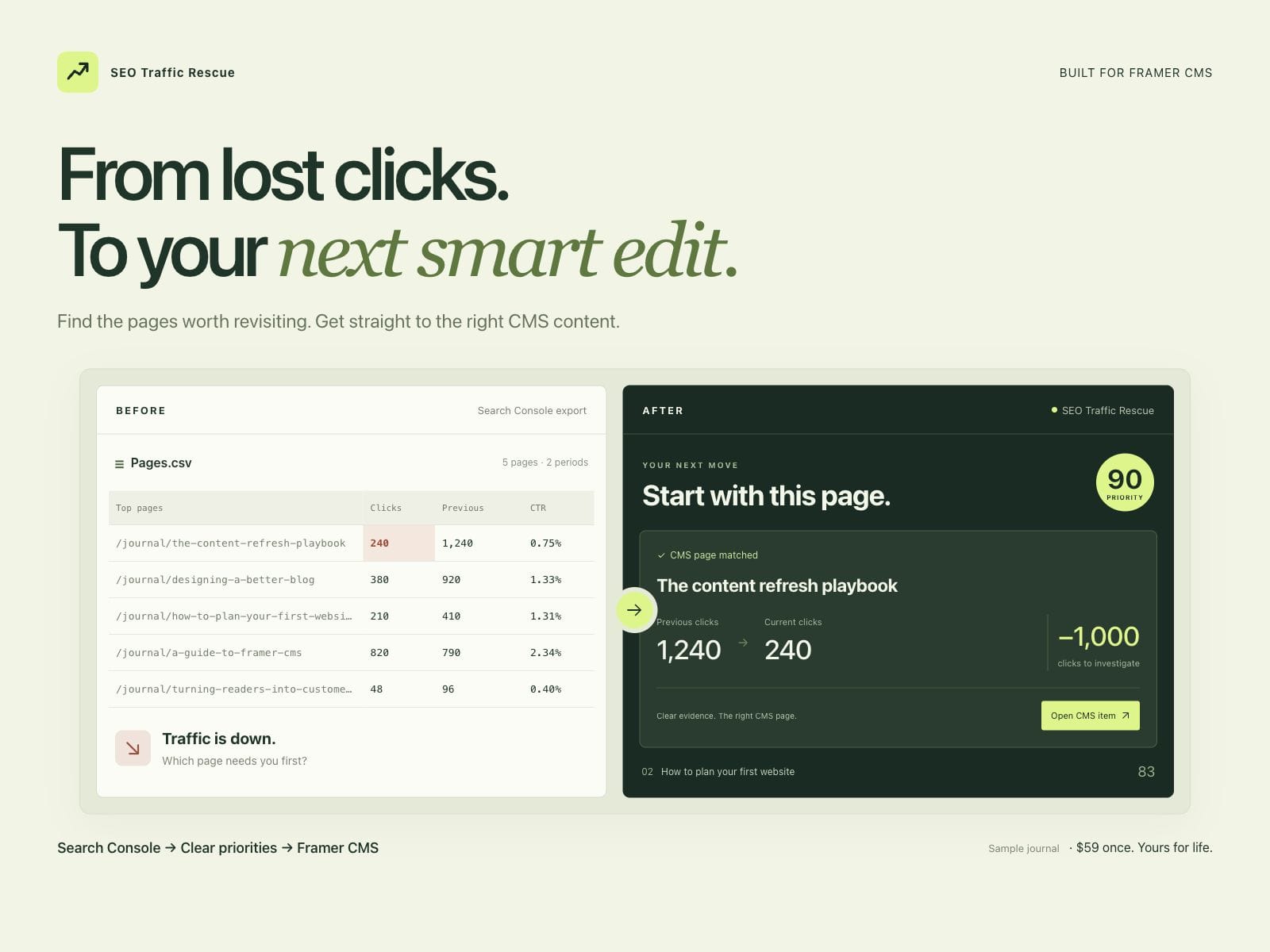 SEO Traffic Rescue