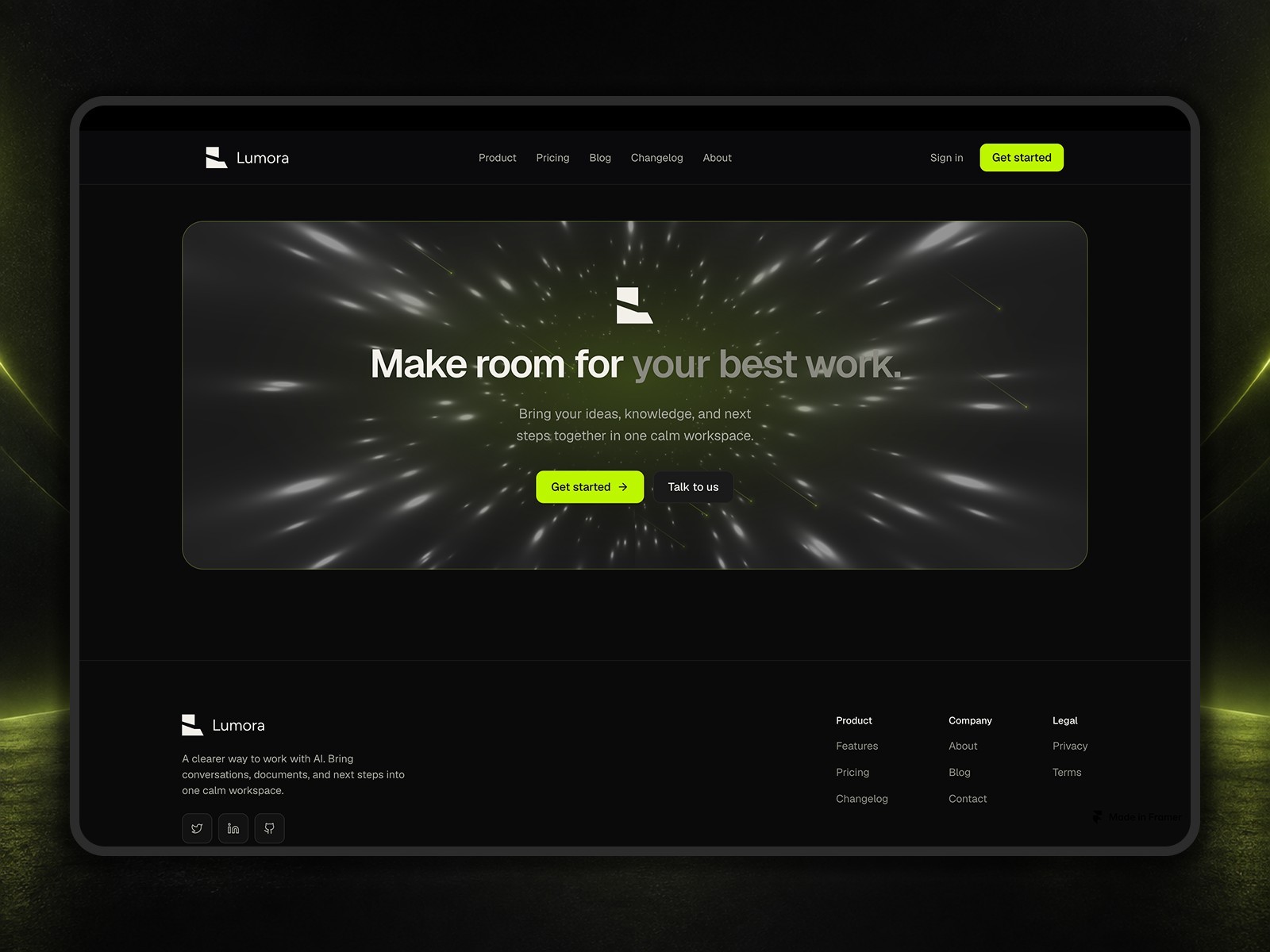Lumora Workspace