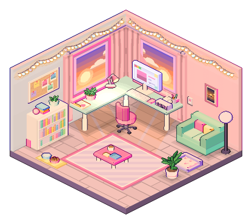 Cozy Pixel Room