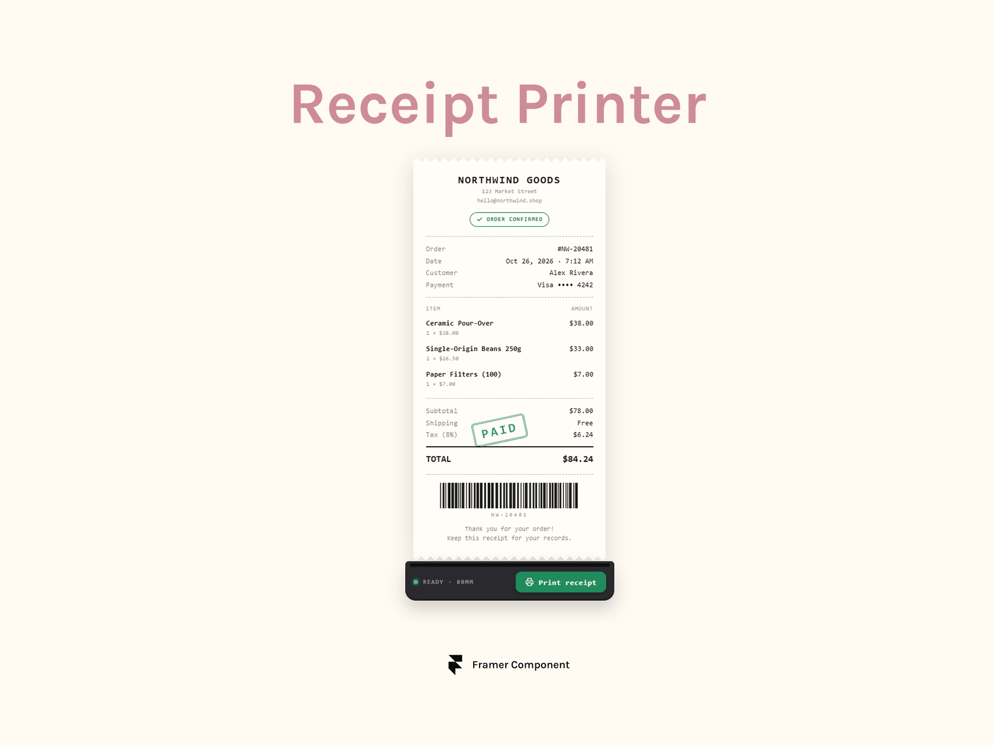 Receipt Printer