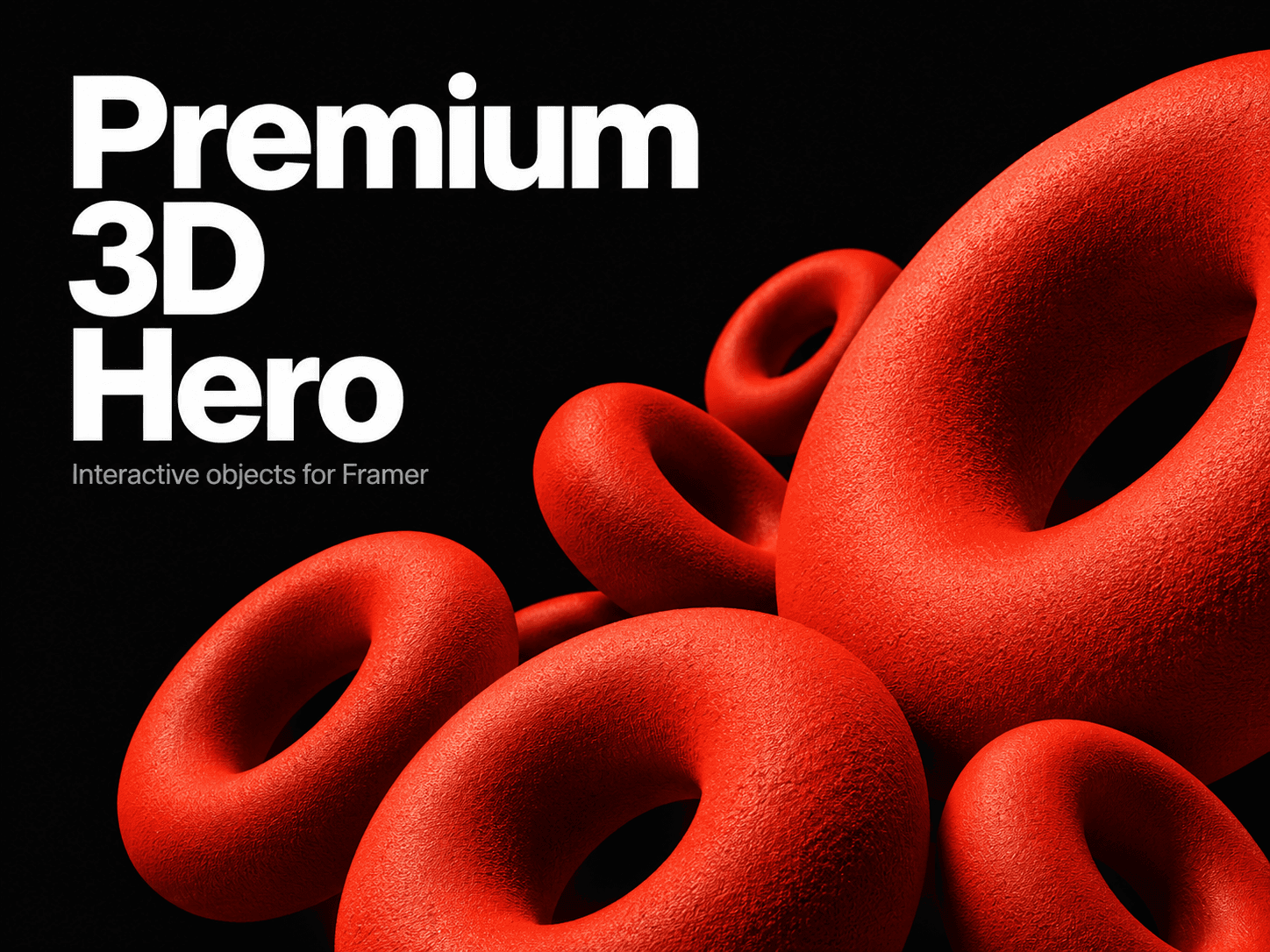 Premium 3D Hero