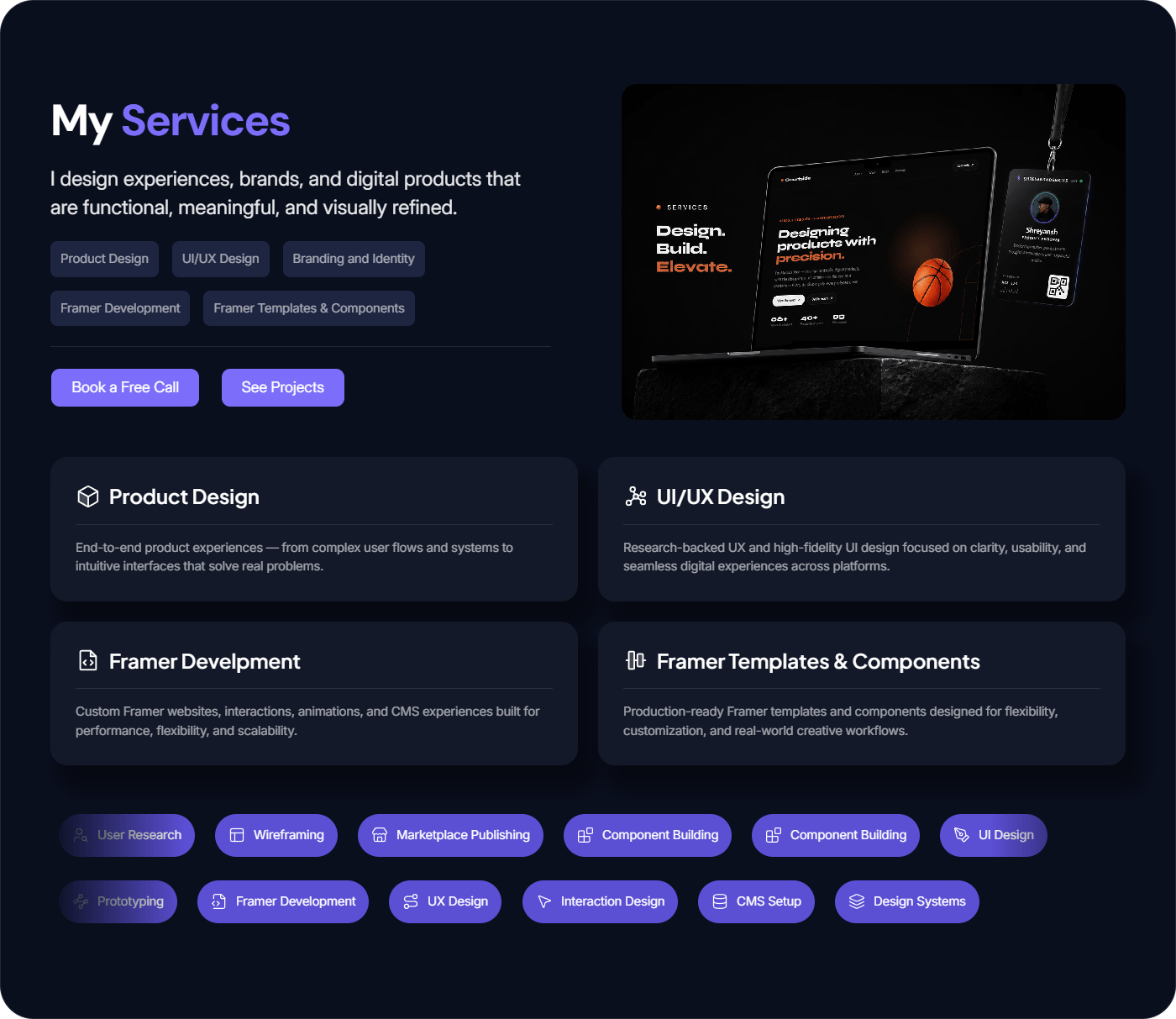 First Impression just got a little better.I completely reworked the Services section.The goal was simple: make it feel less like a list of services and more like an actual showcase of what I can do.Here's the new version ↓Old or new — which one would you choose?