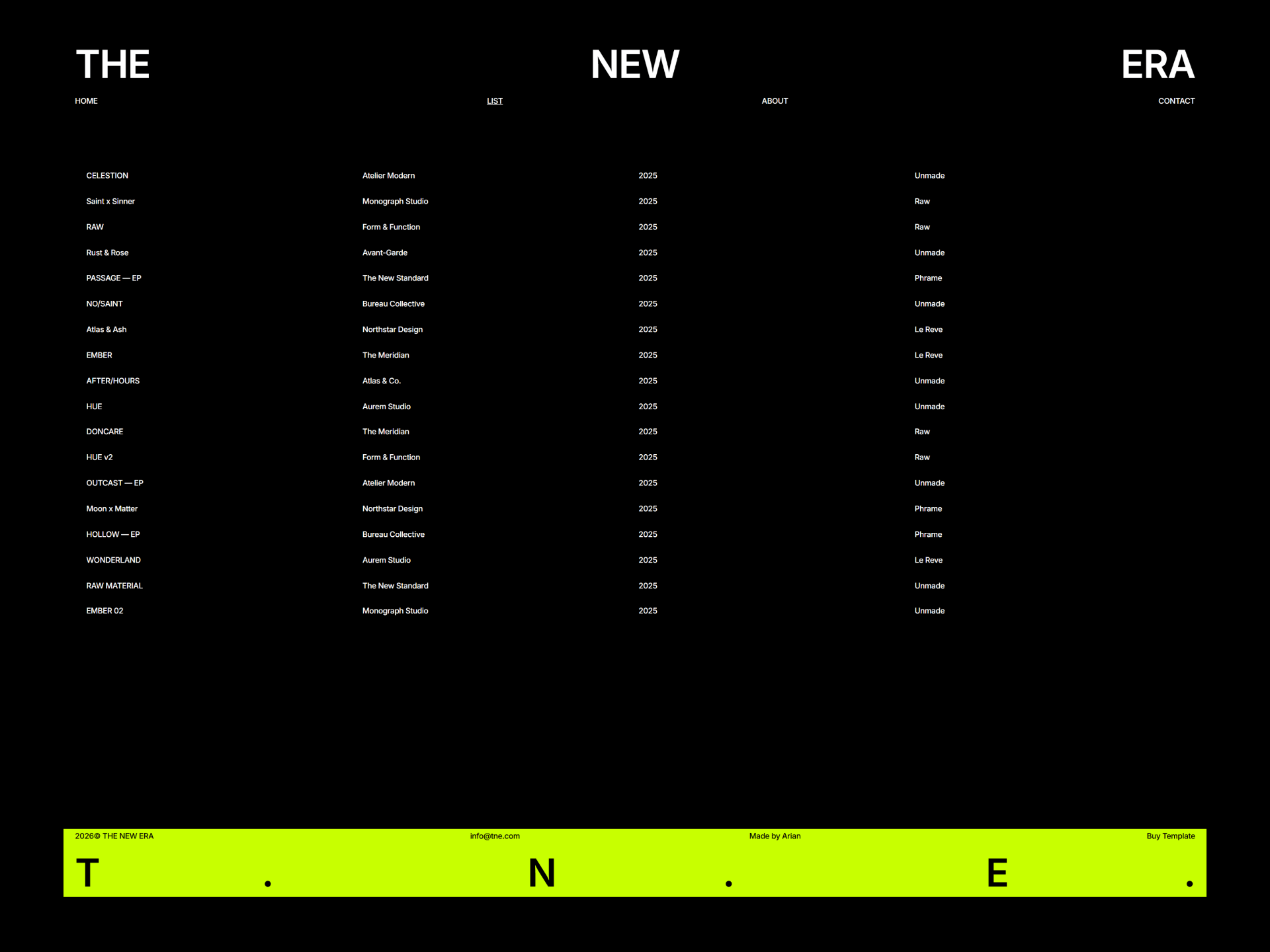 NEW ERA