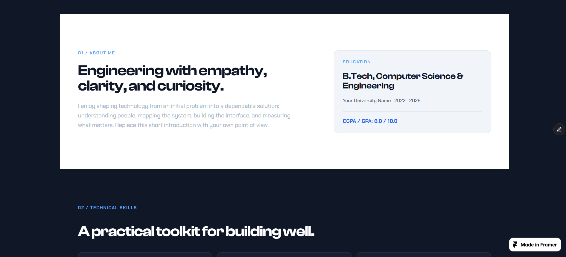 Launchfolio — Studen