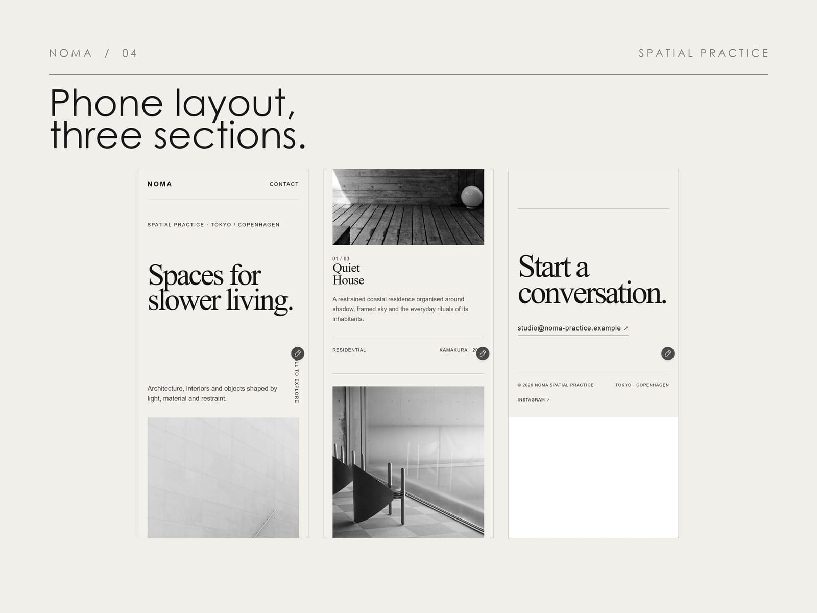 NOMA Studio Template