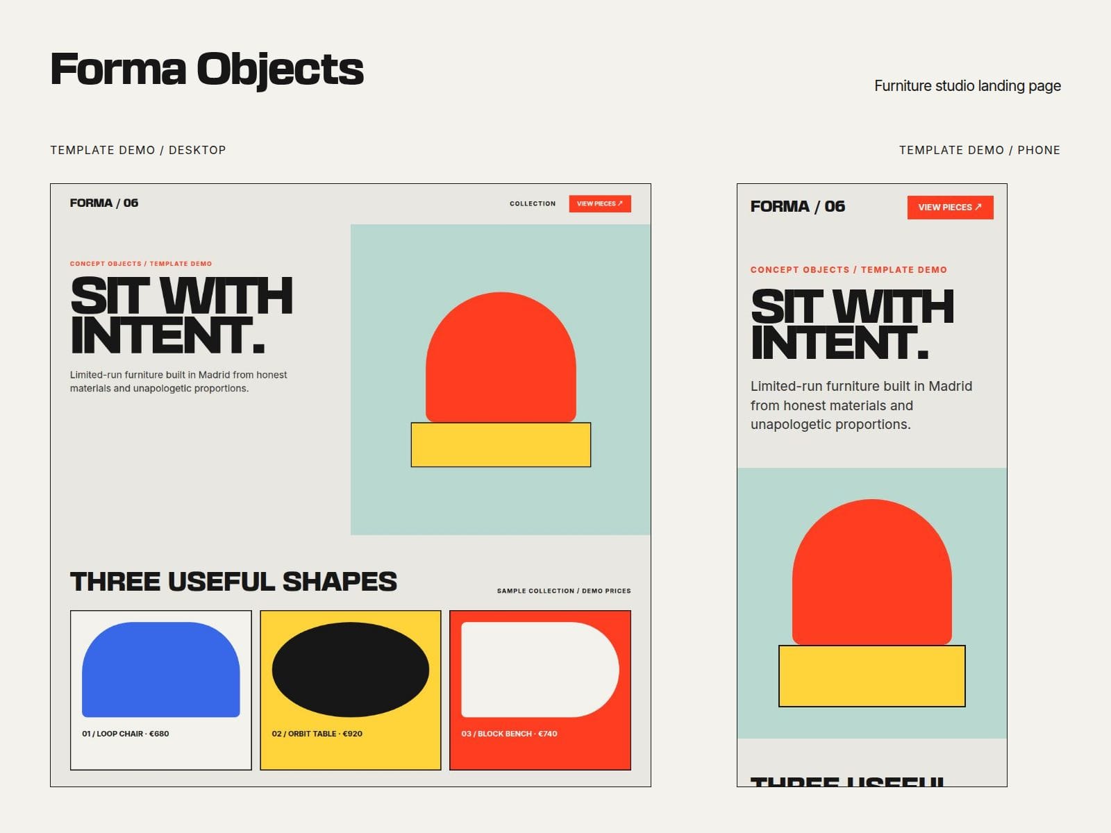 Forma Objects