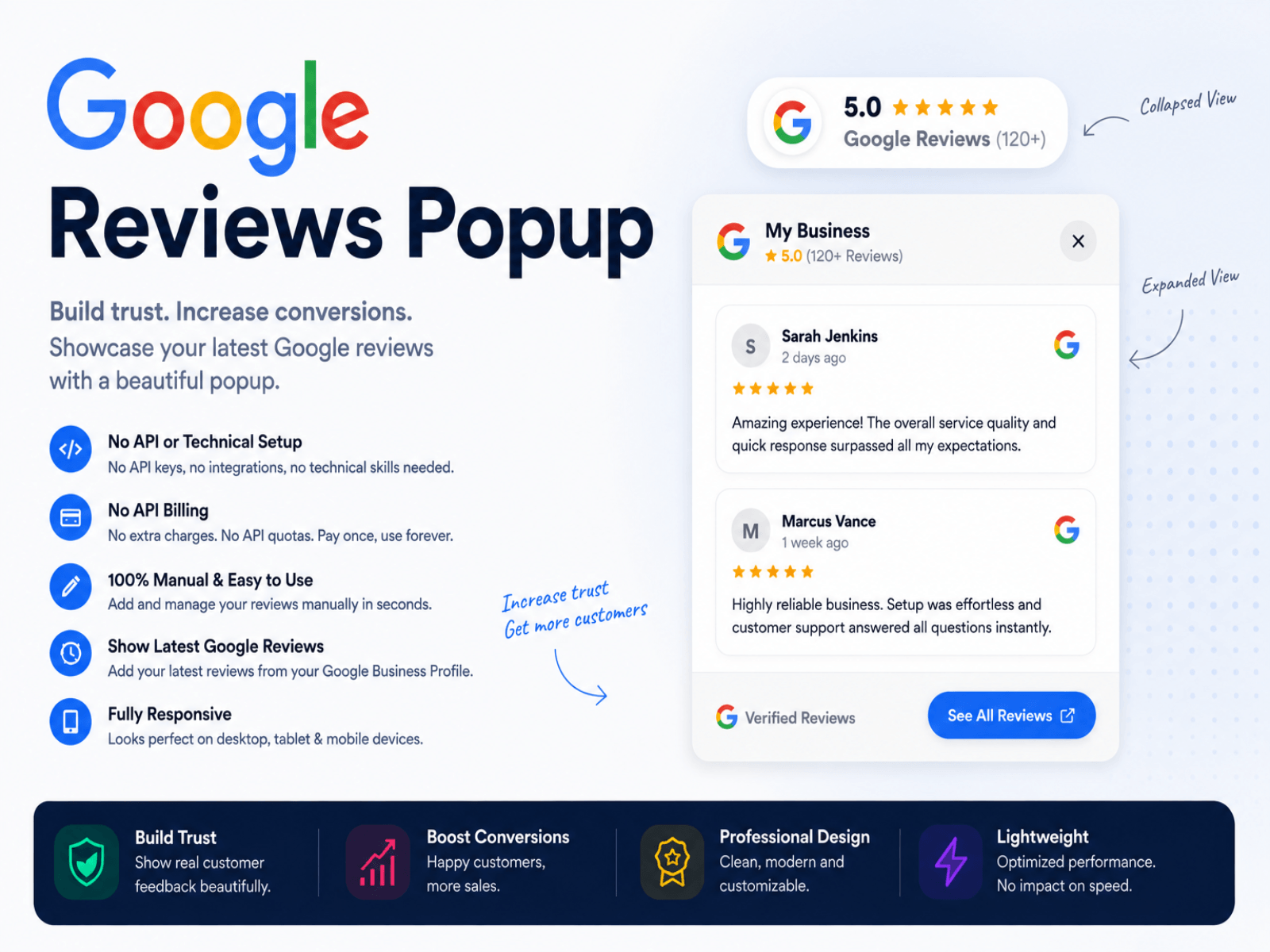 Google Review Popup