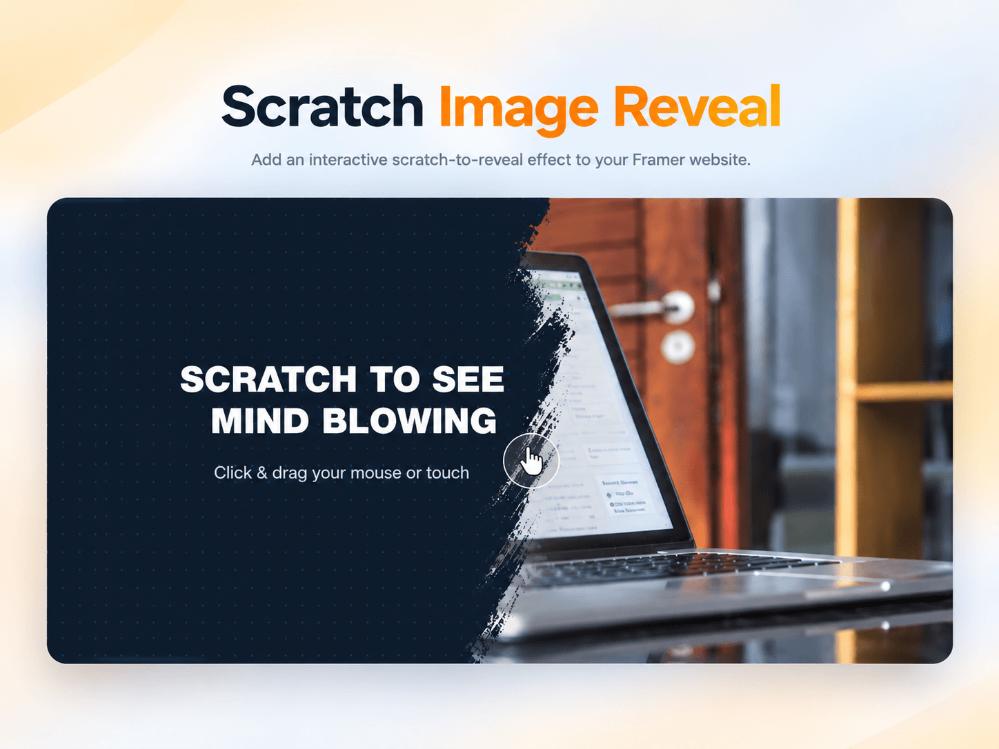 Scratch Image Reveal