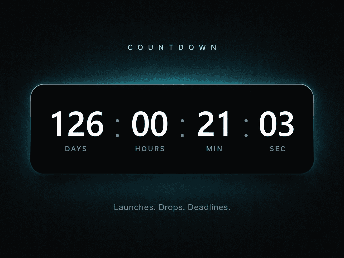 LaunchGlow Timer