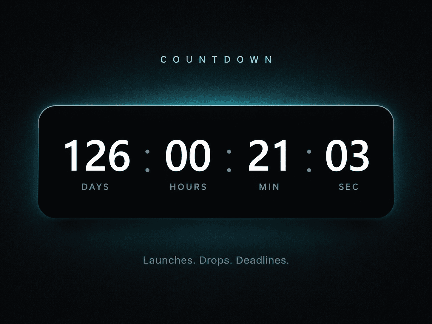 LaunchGlow Timer