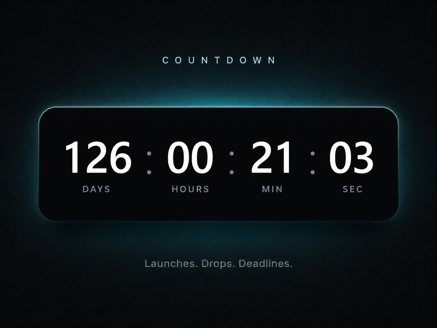 LaunchGlow Timer