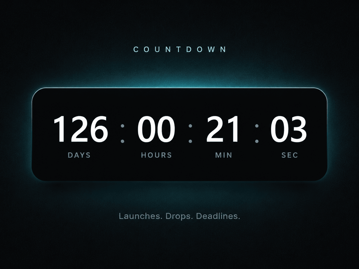 LaunchGlow Timer