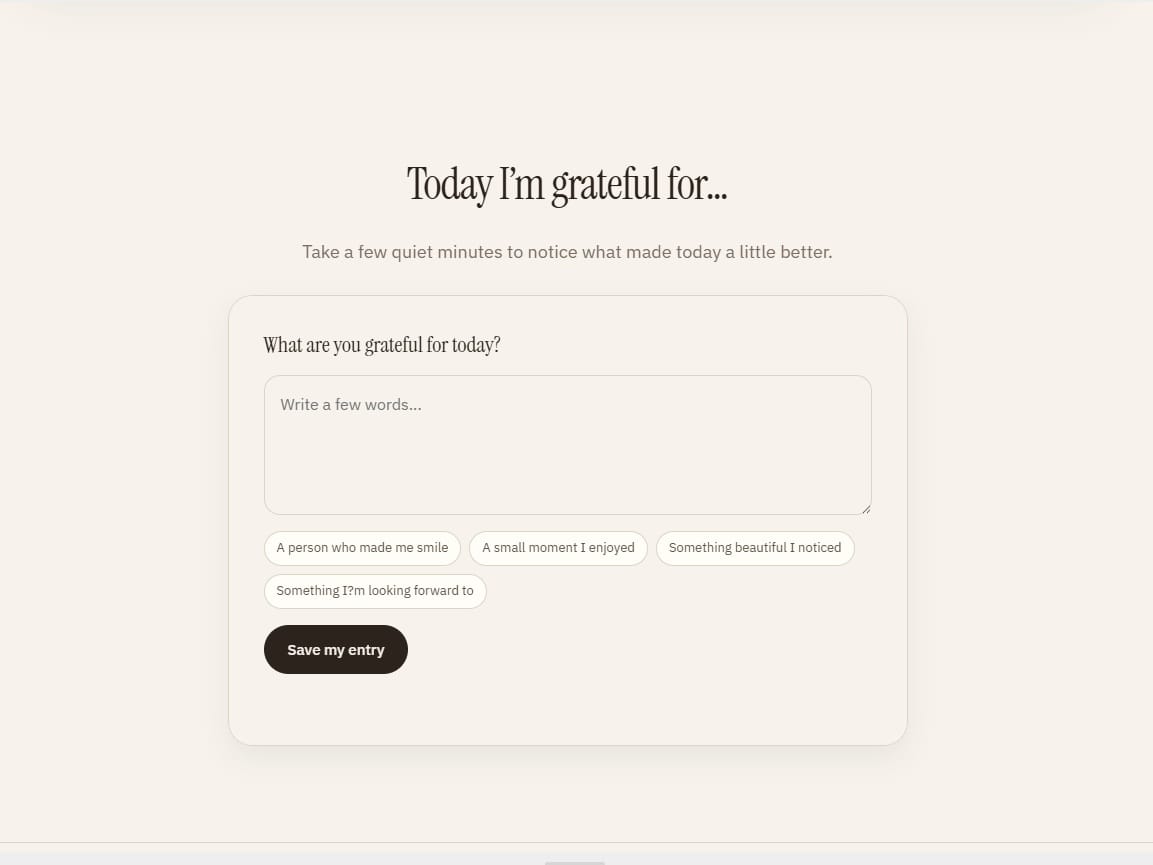 Thankful Feel