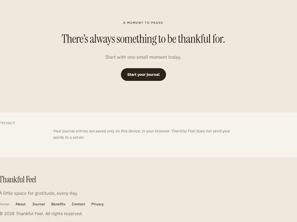 Thankful Feel