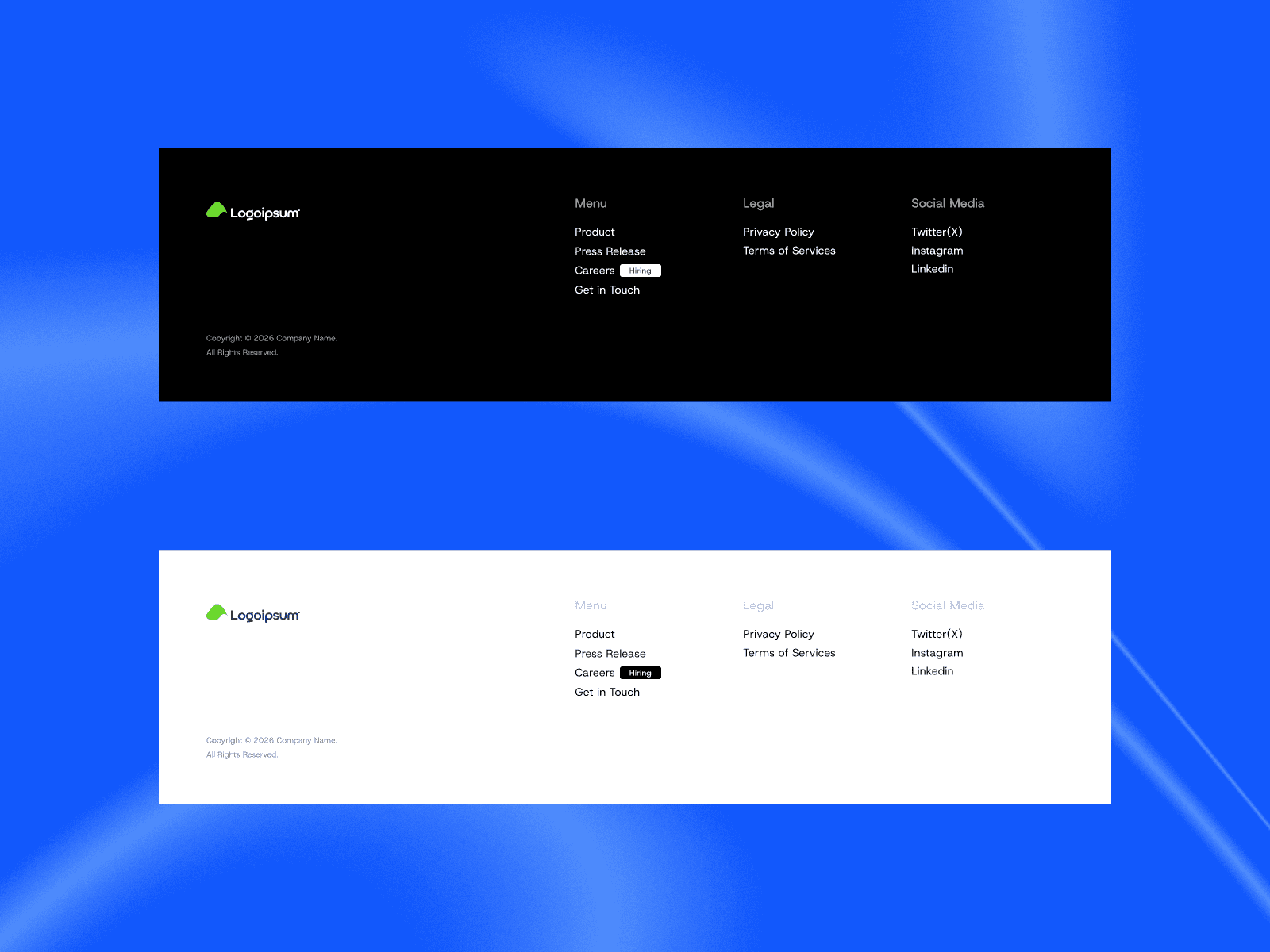 Simple Footer