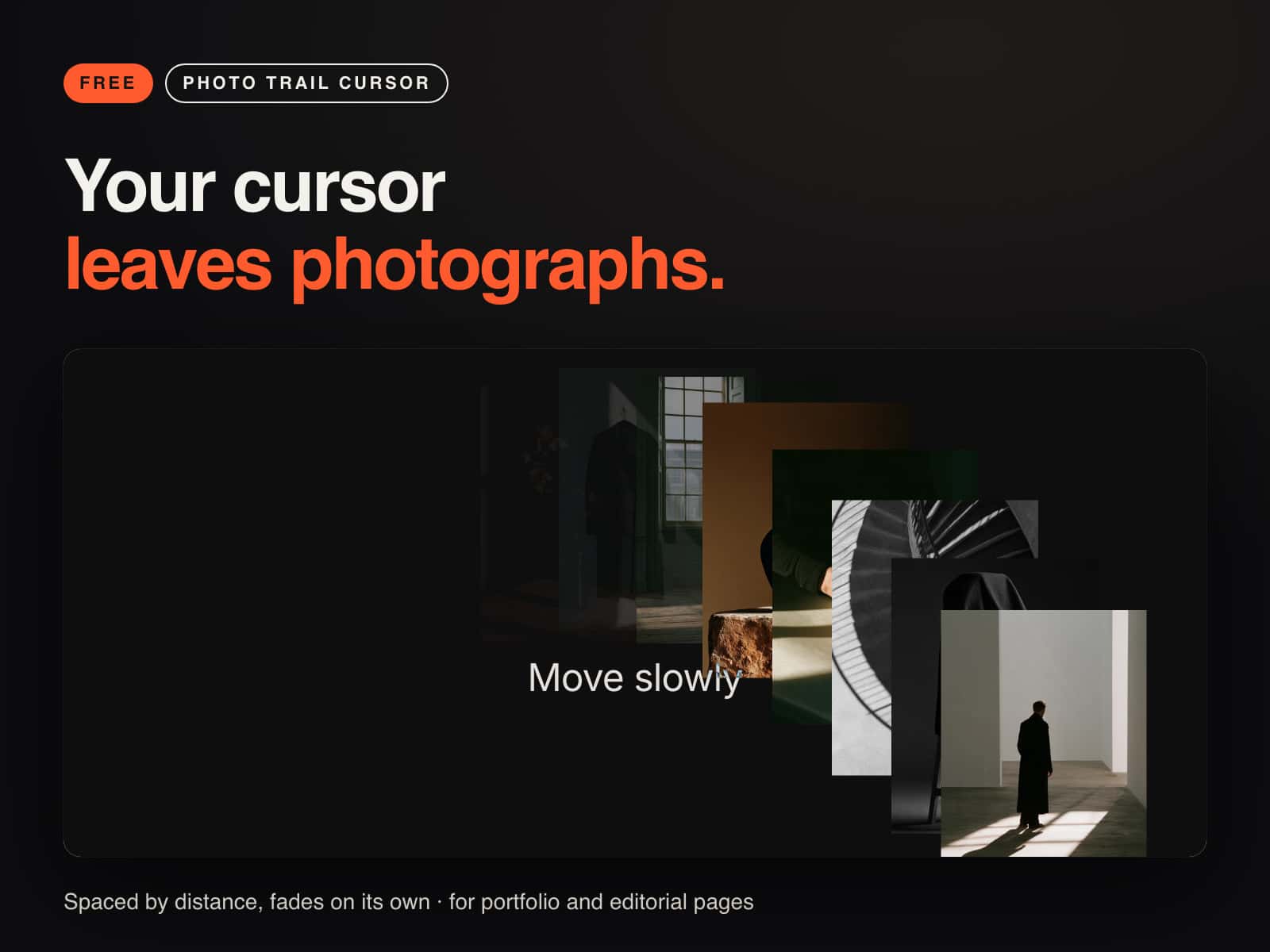 Photo Trail Cursor