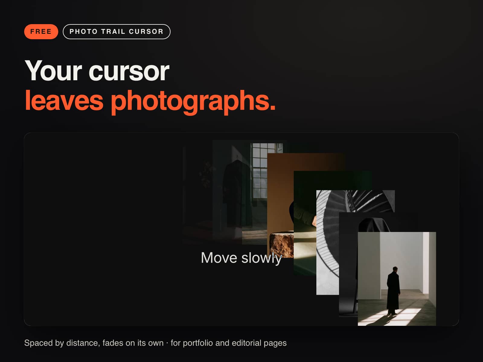 Photo Trail Cursor