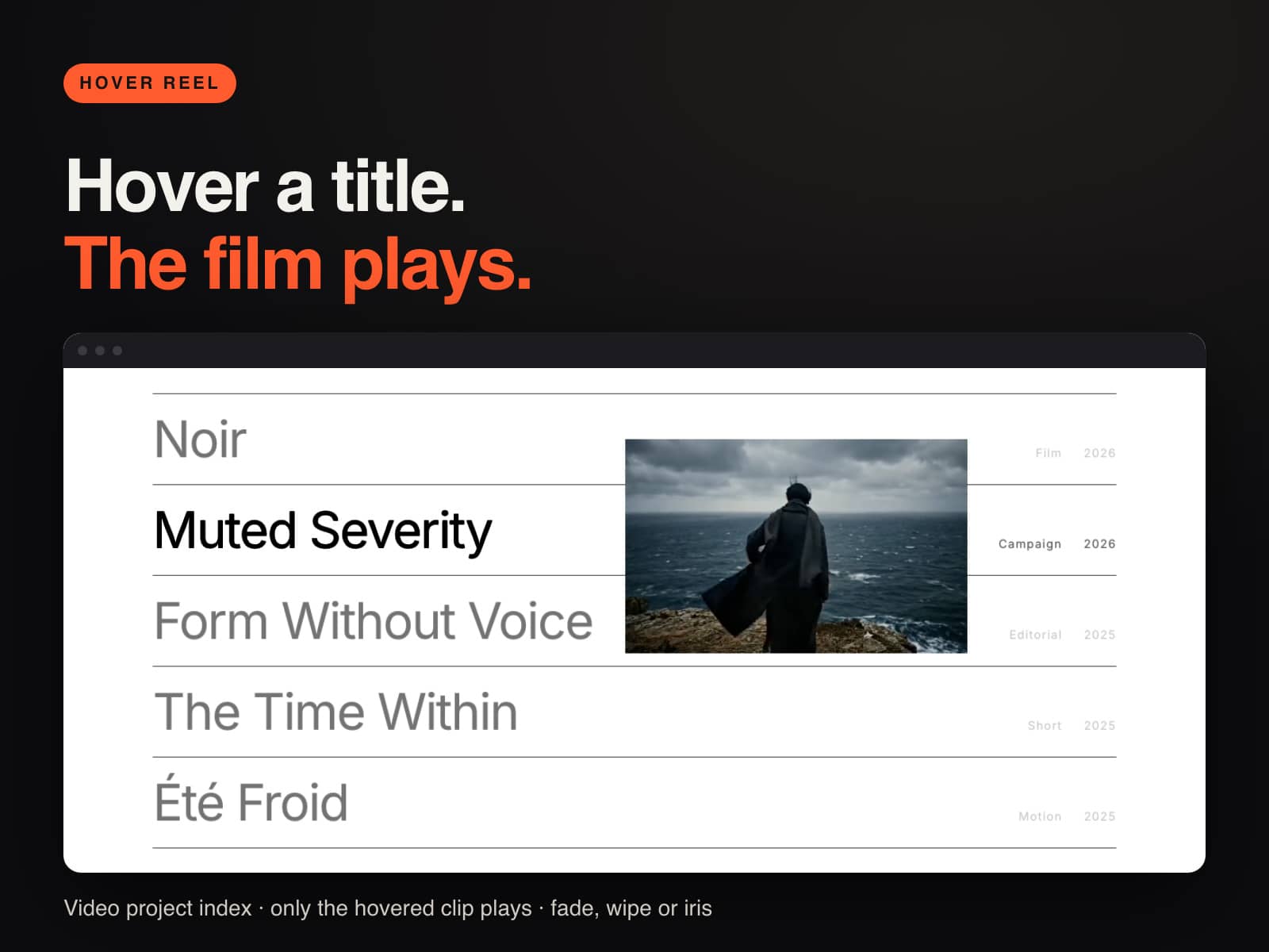 Hover Reel