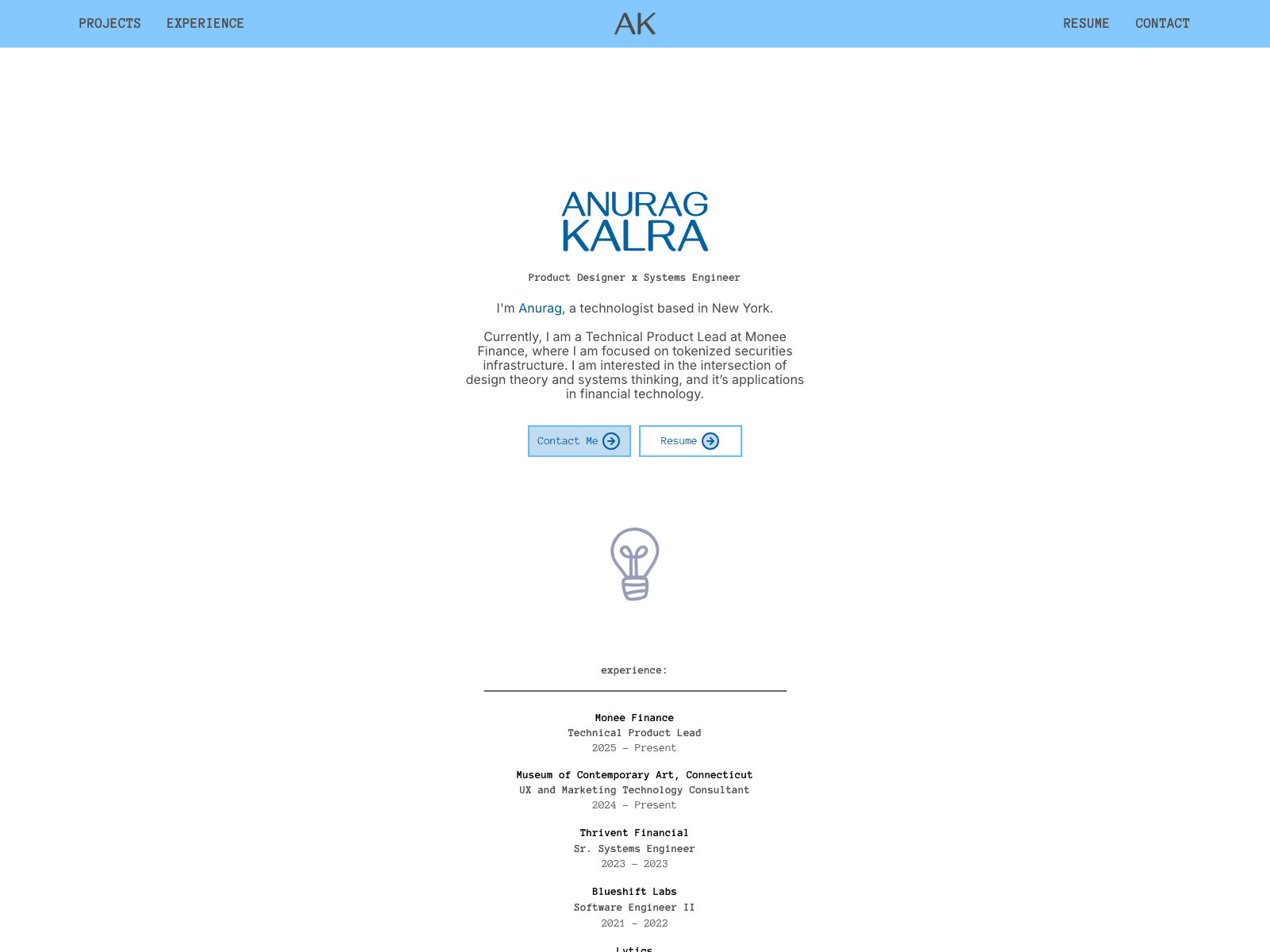 Anurag K Portfolio