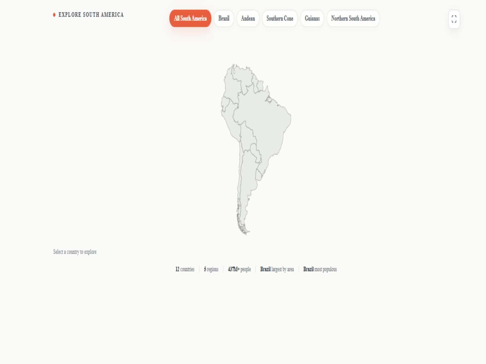 South America Map