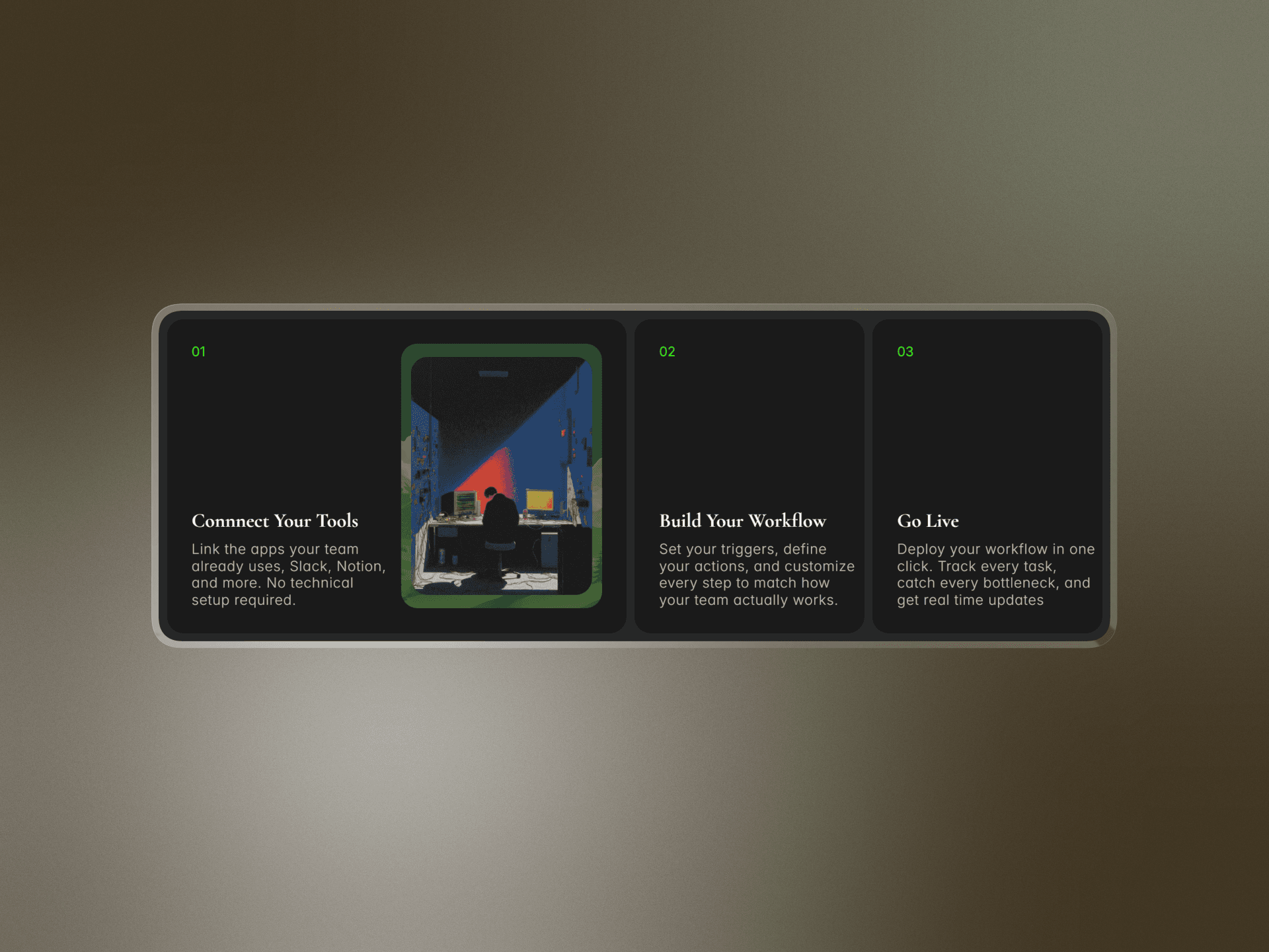 Setps Card