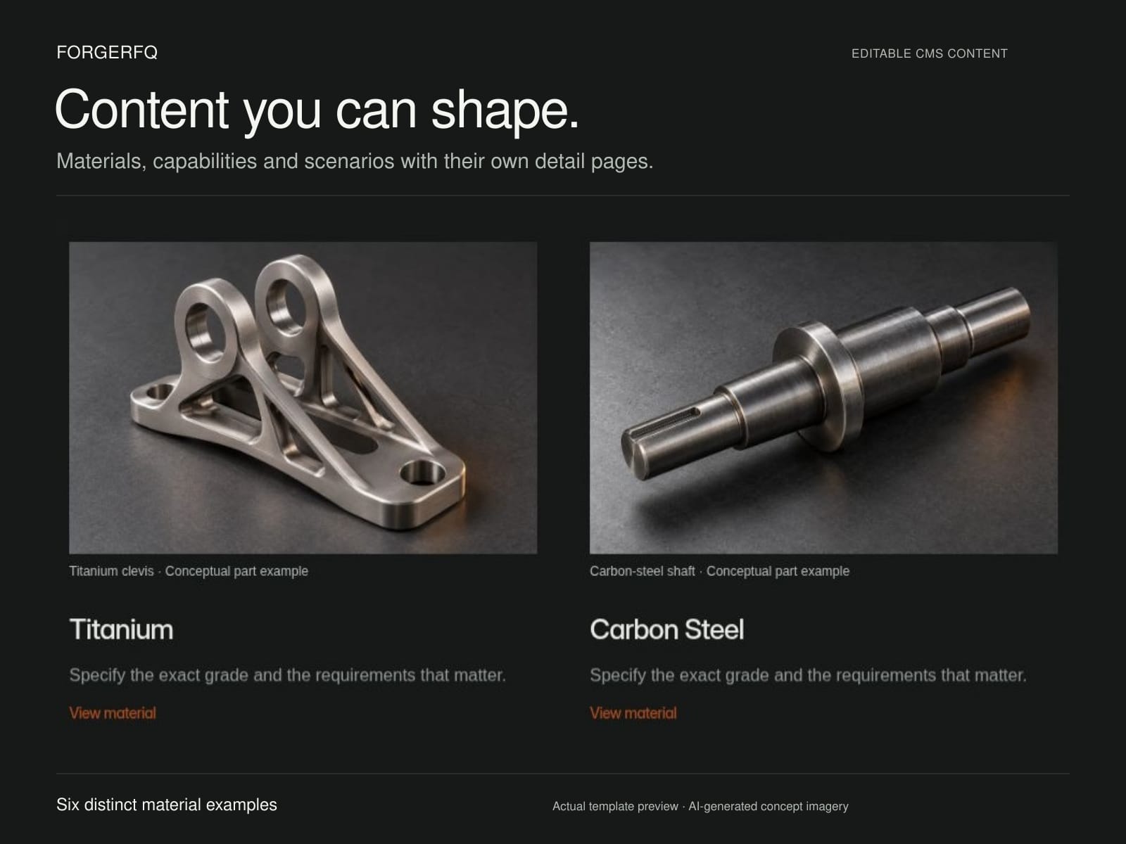 ForgeRFQ — CNC