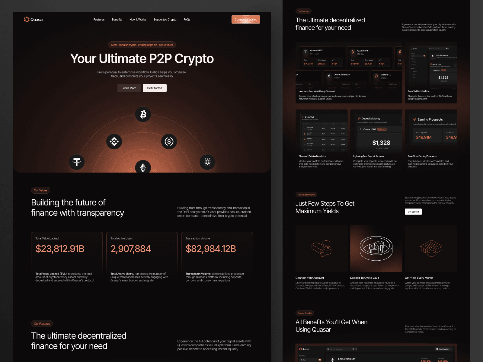 Quasar - P2P De-Fi