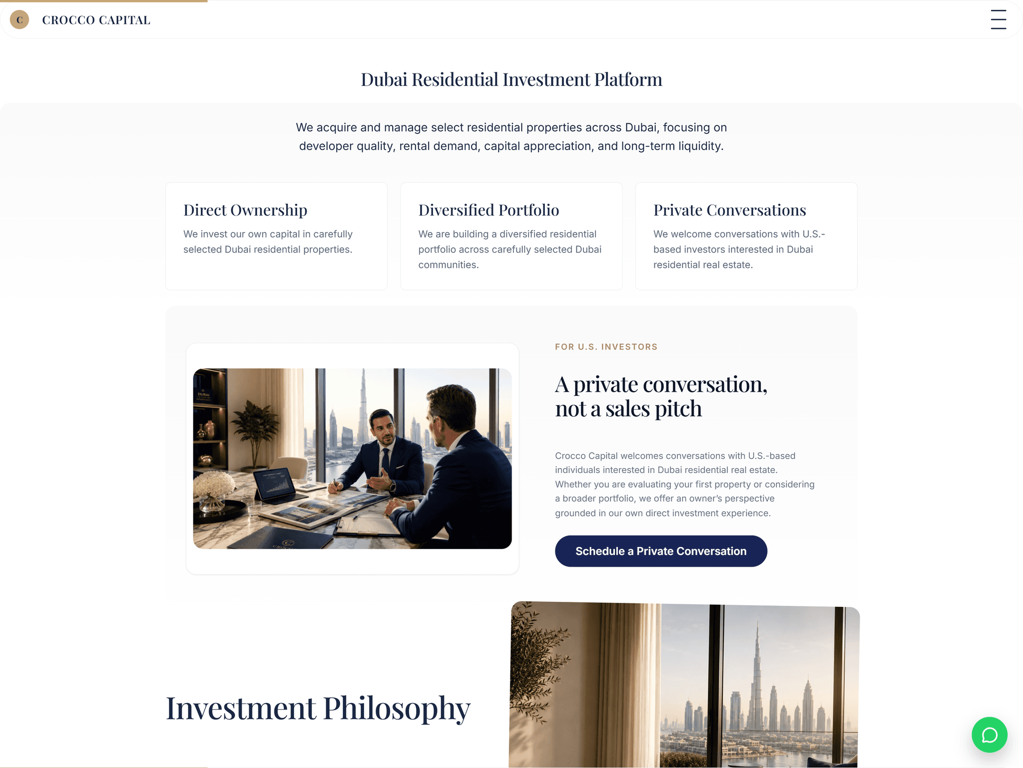 CROCCO CAPITAL