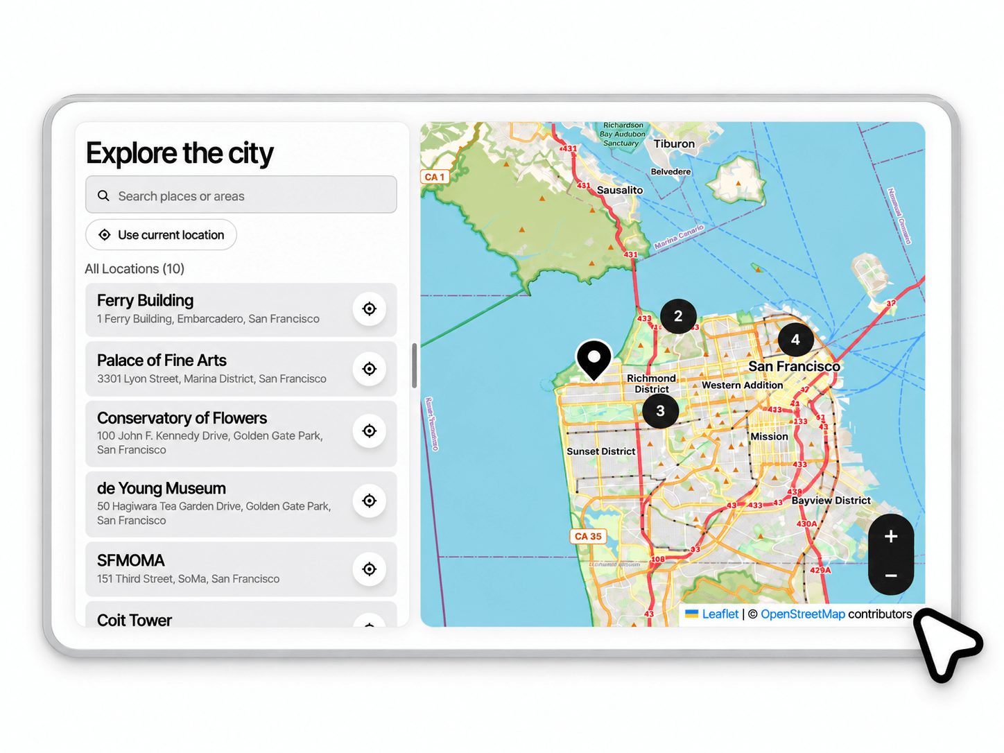 Map & Store Locator
