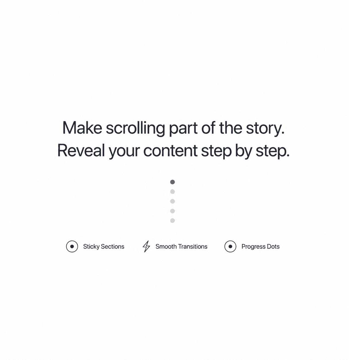 Sticky Scroll Story