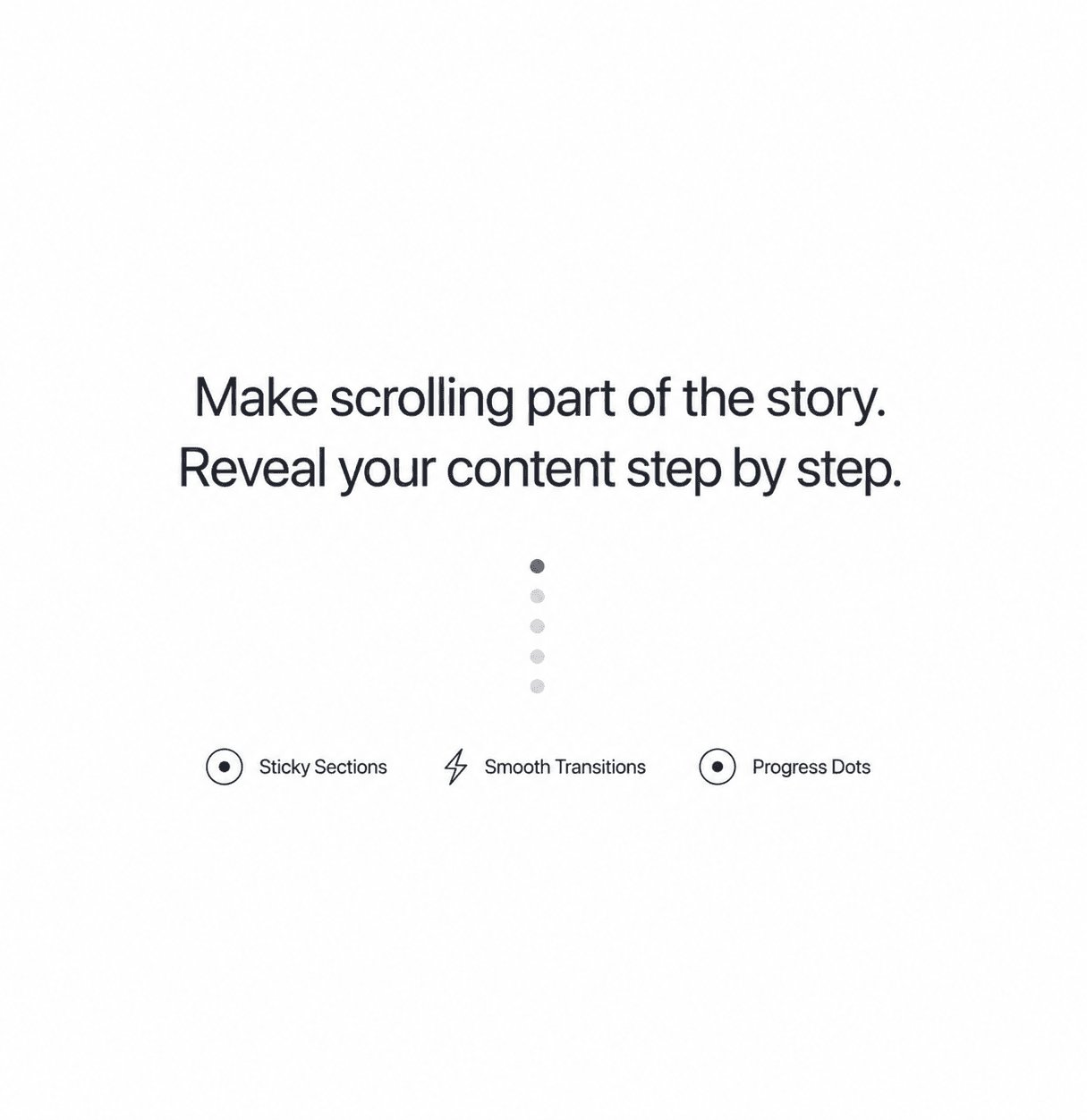 Sticky Scroll Story
