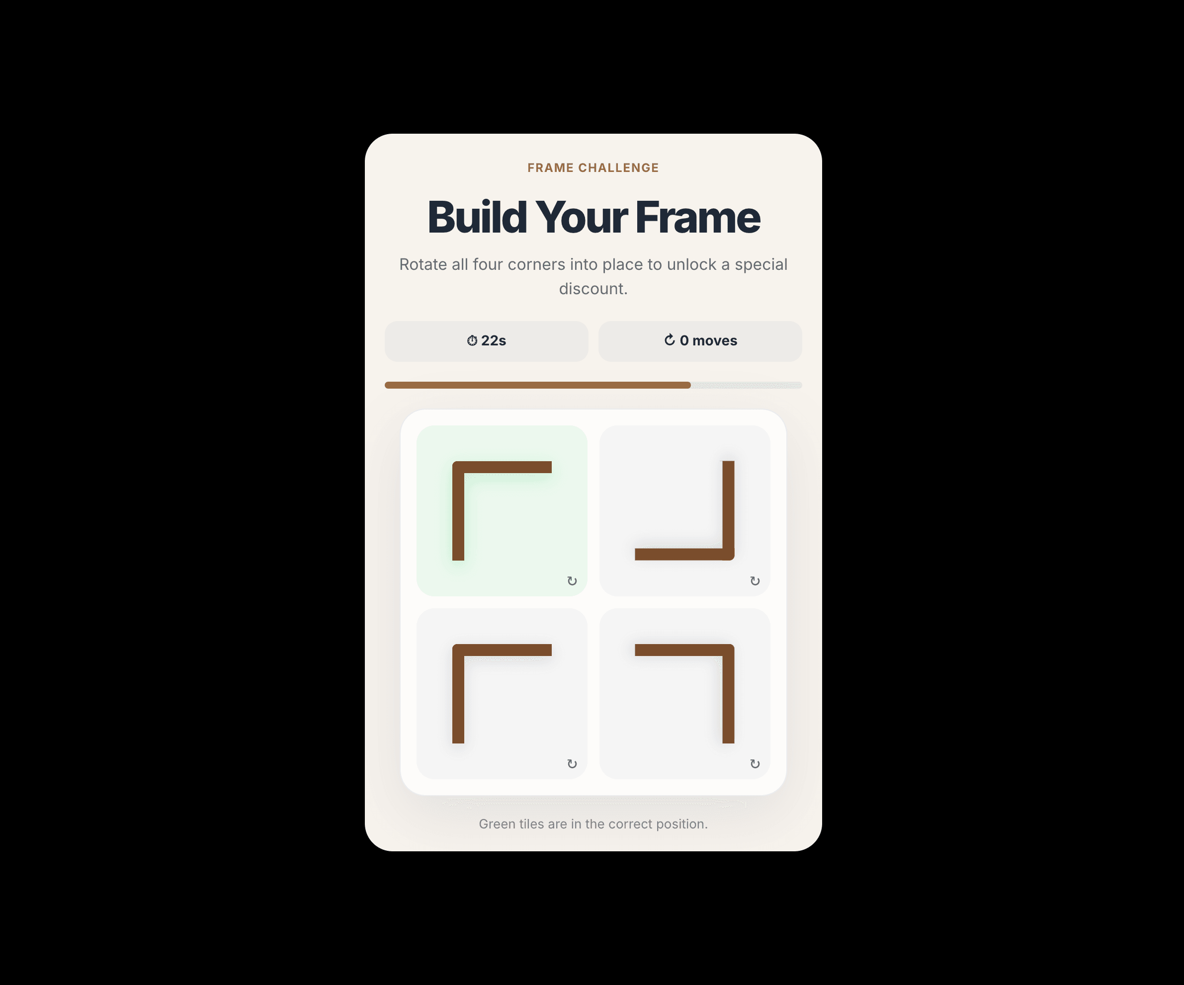 Frame Puzzle Game