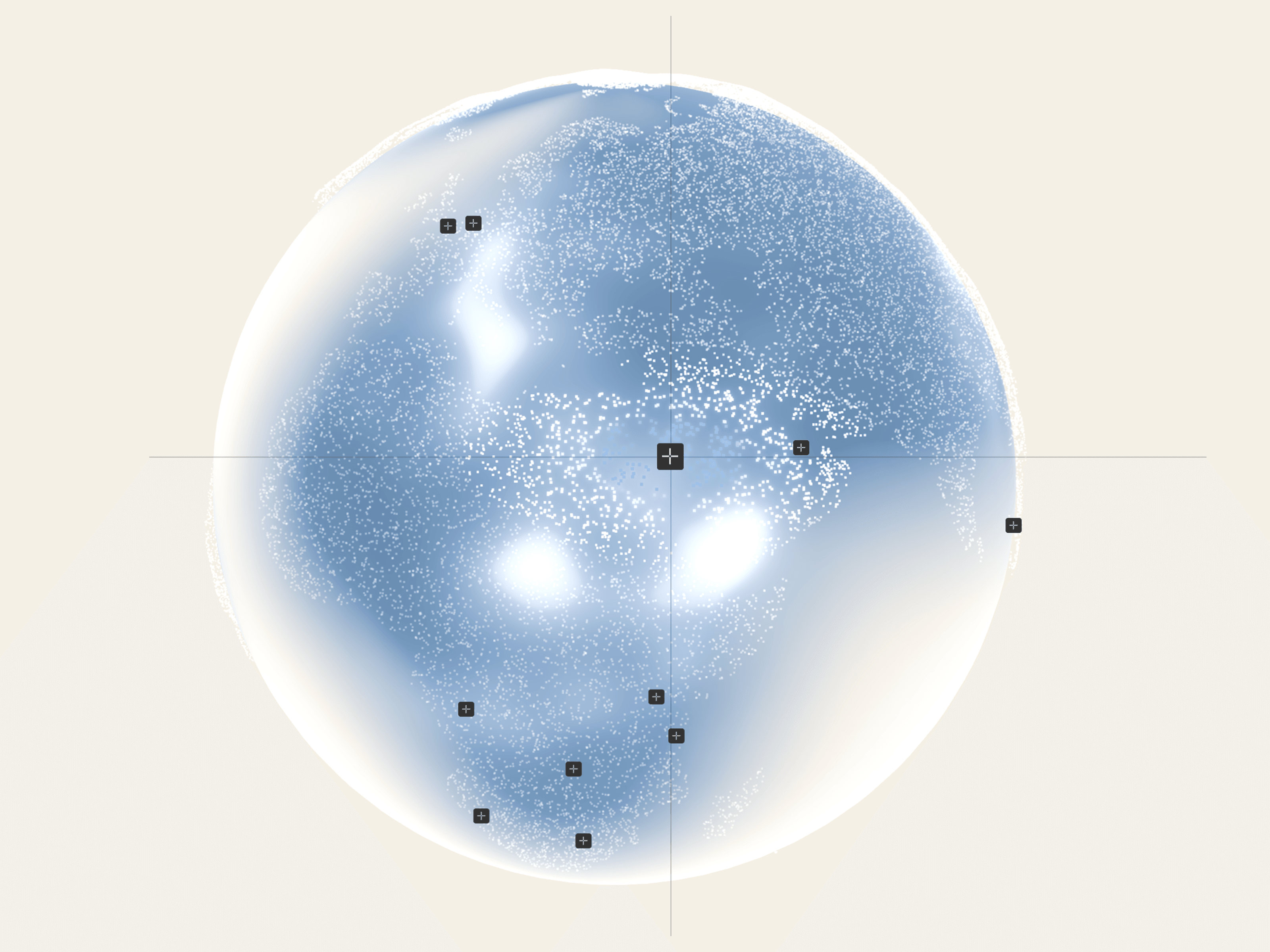 Cinematic 3D Globe