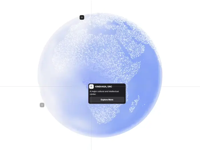 Cinematic 3D Globe
