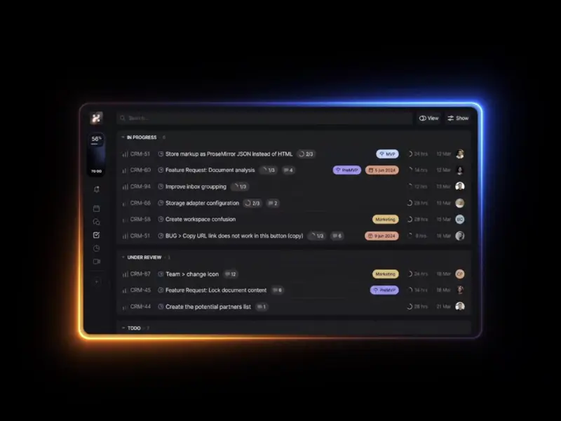 Light Glow UI
