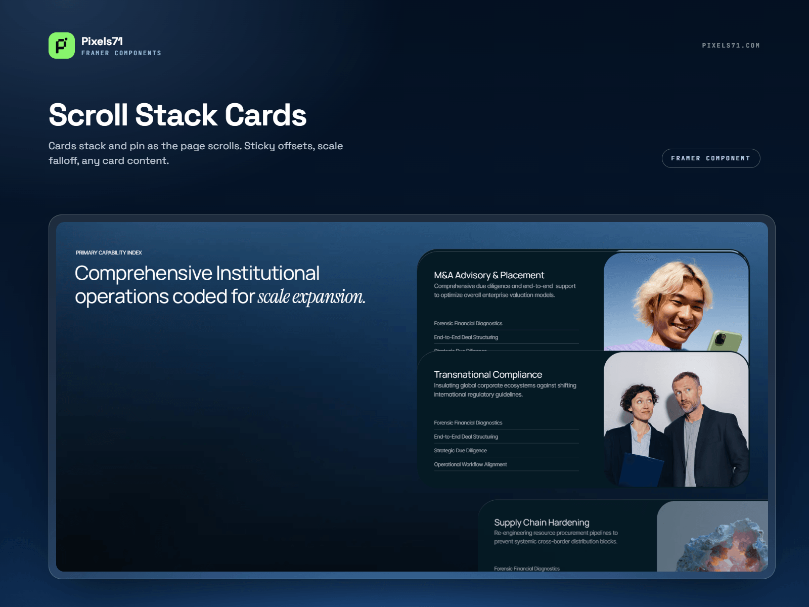 Stack Card Reveal