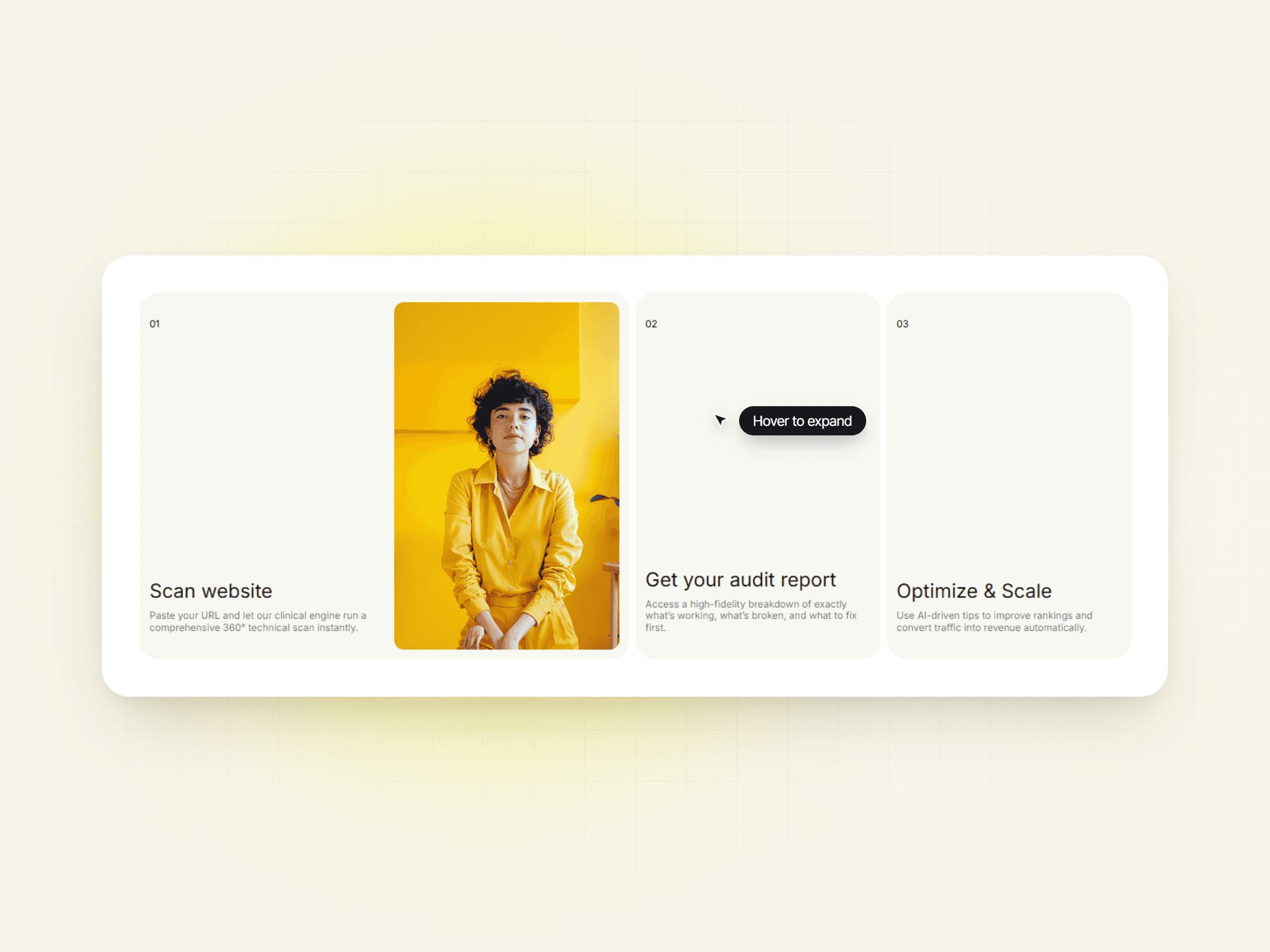 Expanding Step Cards