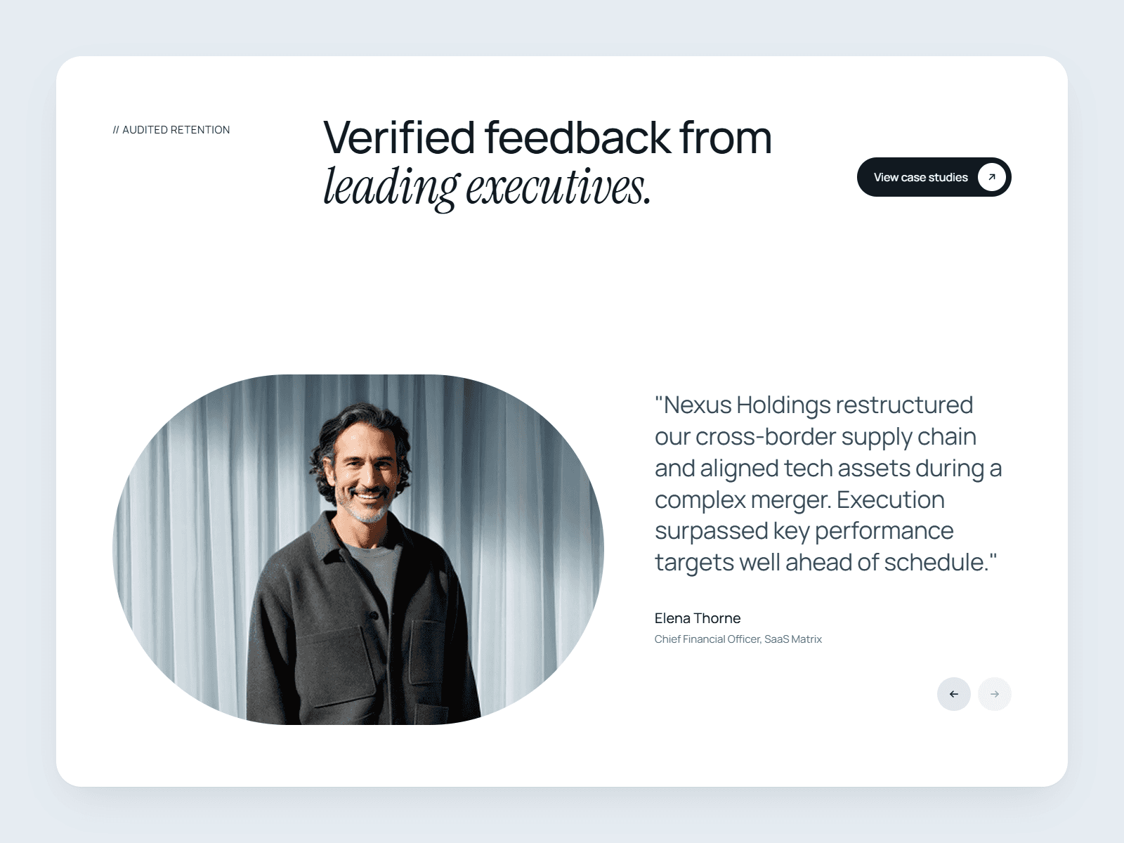 Slider Testimonial