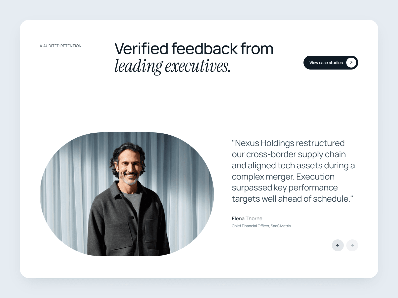Slider Testimonial
