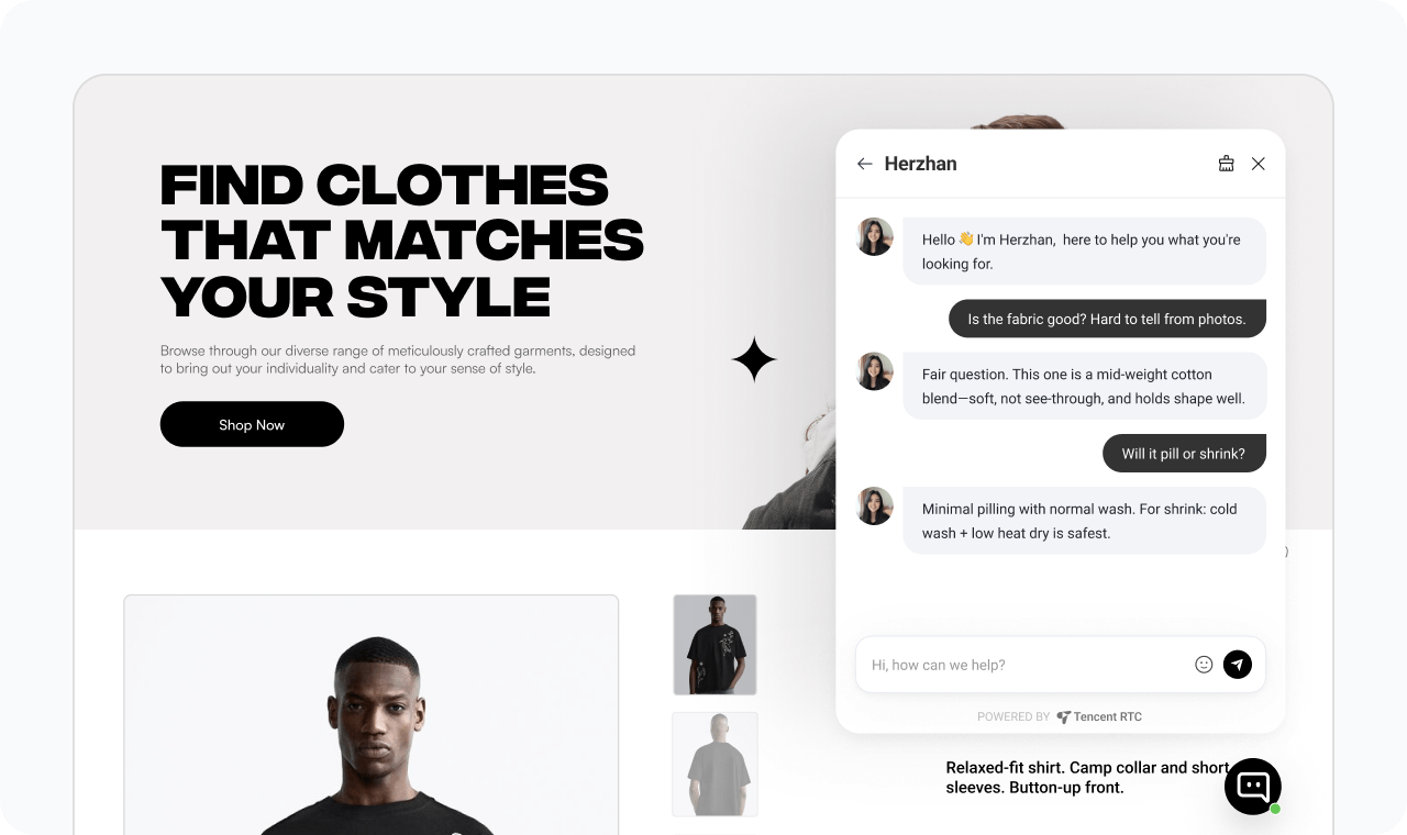 Knocket Live Chat